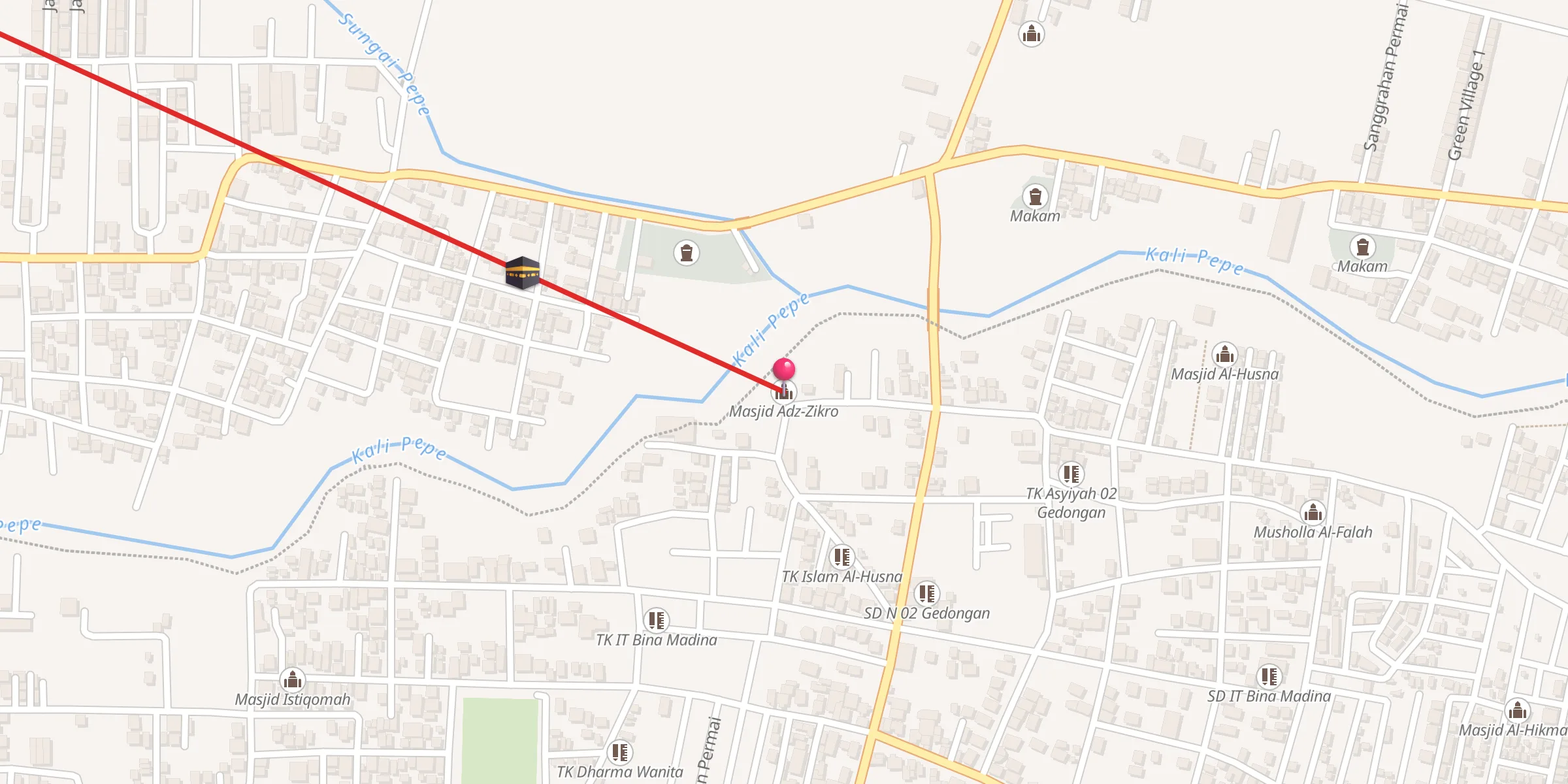 Carte de localisation : Masjid Adz-Zikro