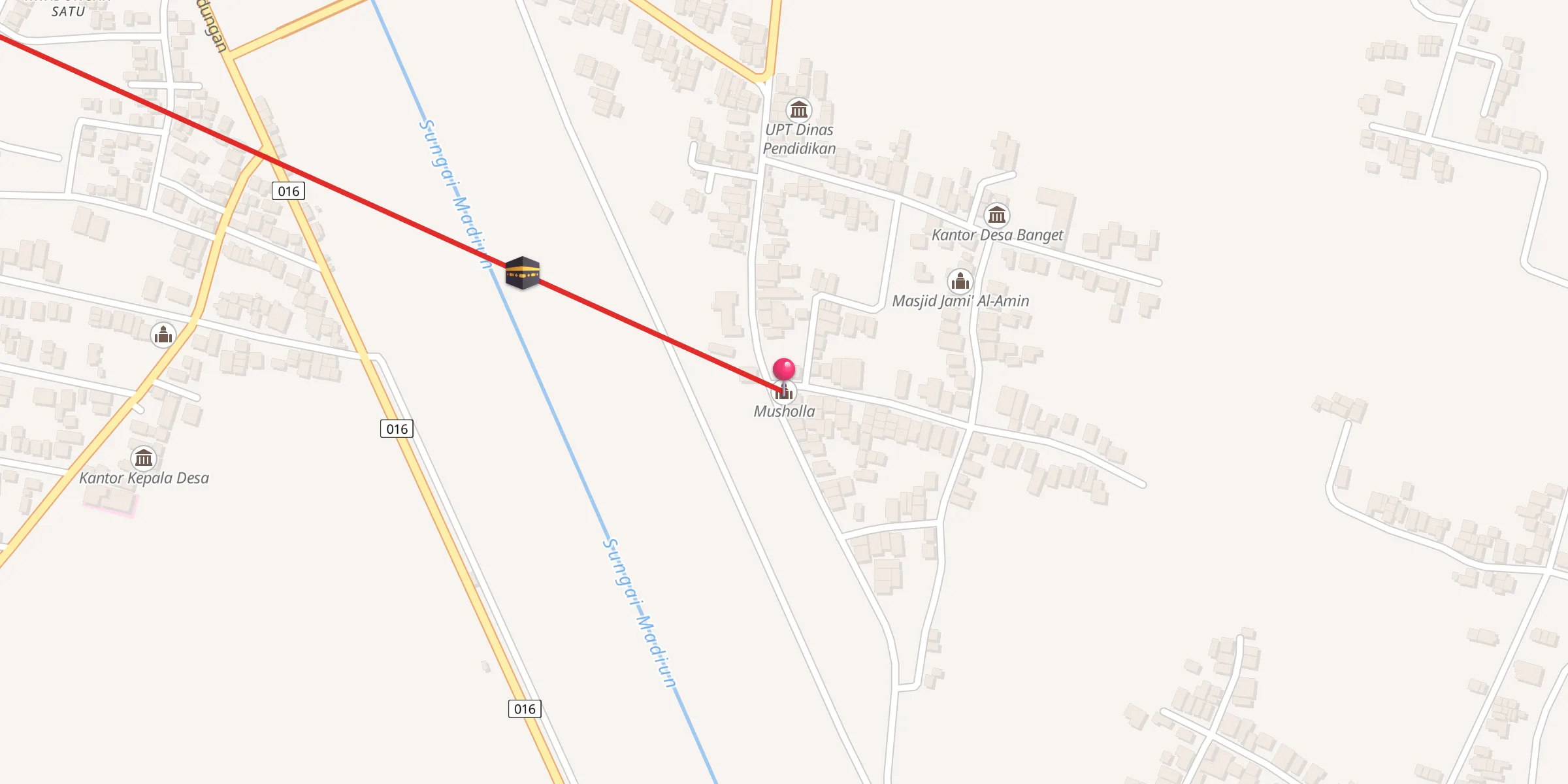 Carte de localisation : Musholla