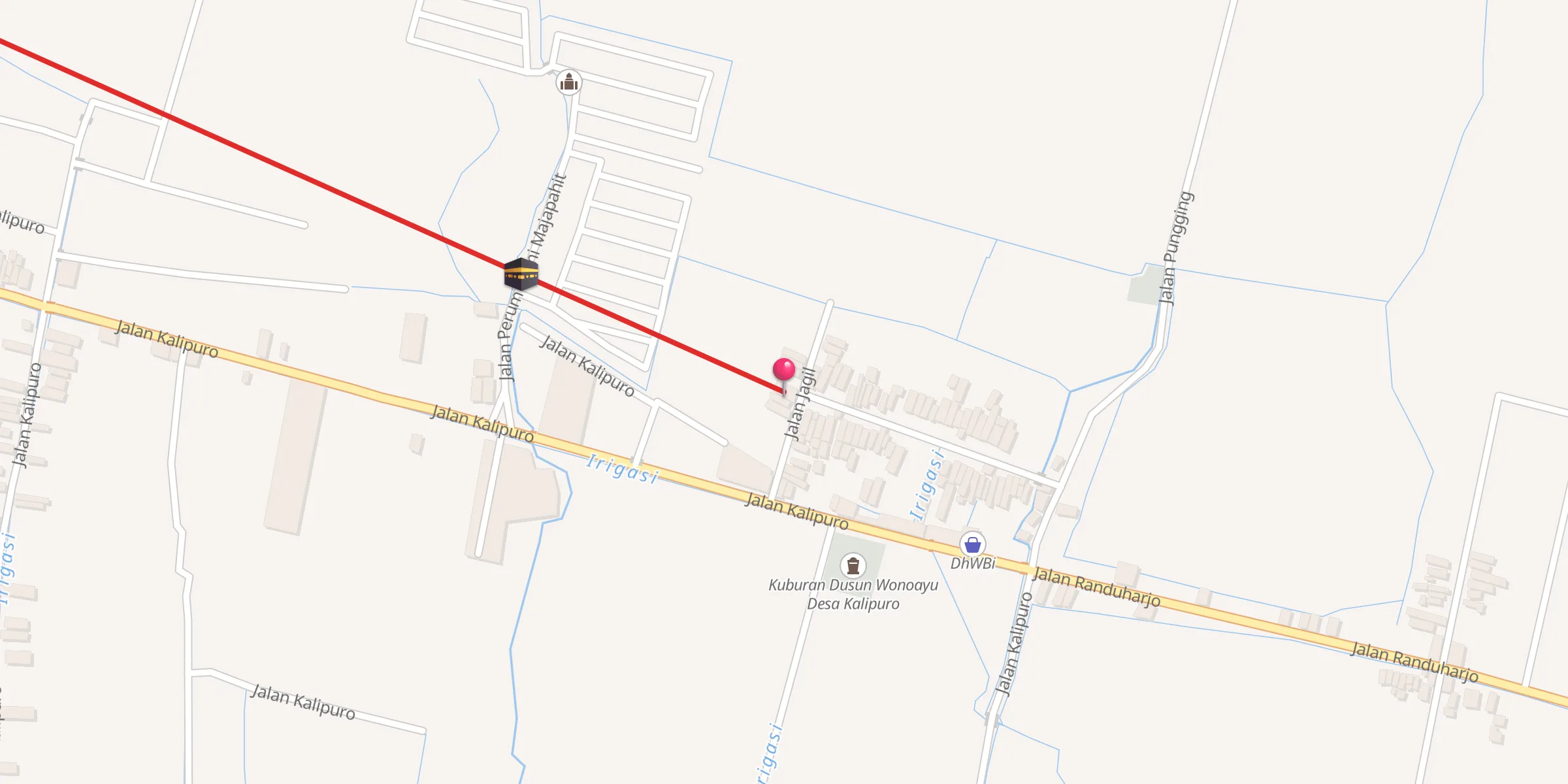 Carte de localisation : Masjid Dusun Jagil