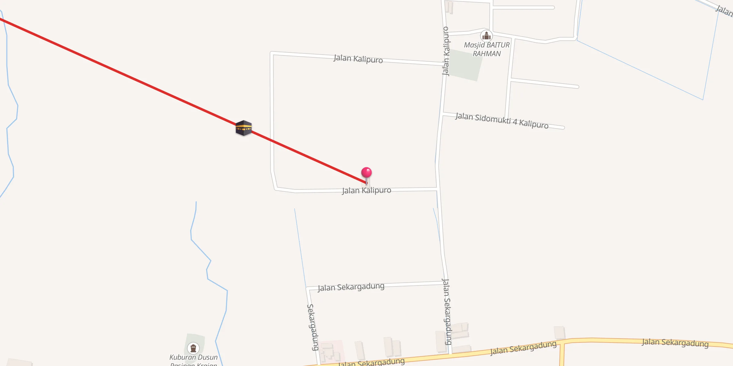 Carte de localisation : MASJID IBADURRAHMAN