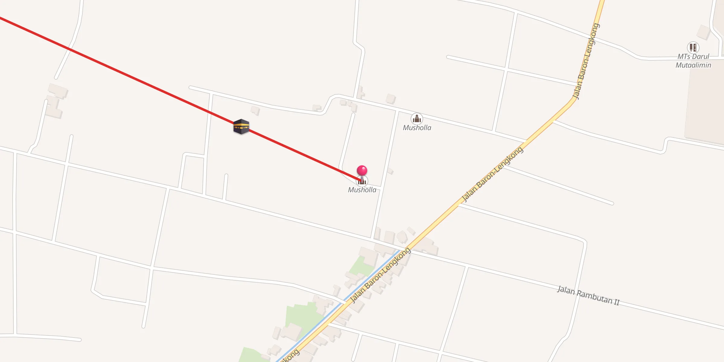 Carte de localisation : Musholla
