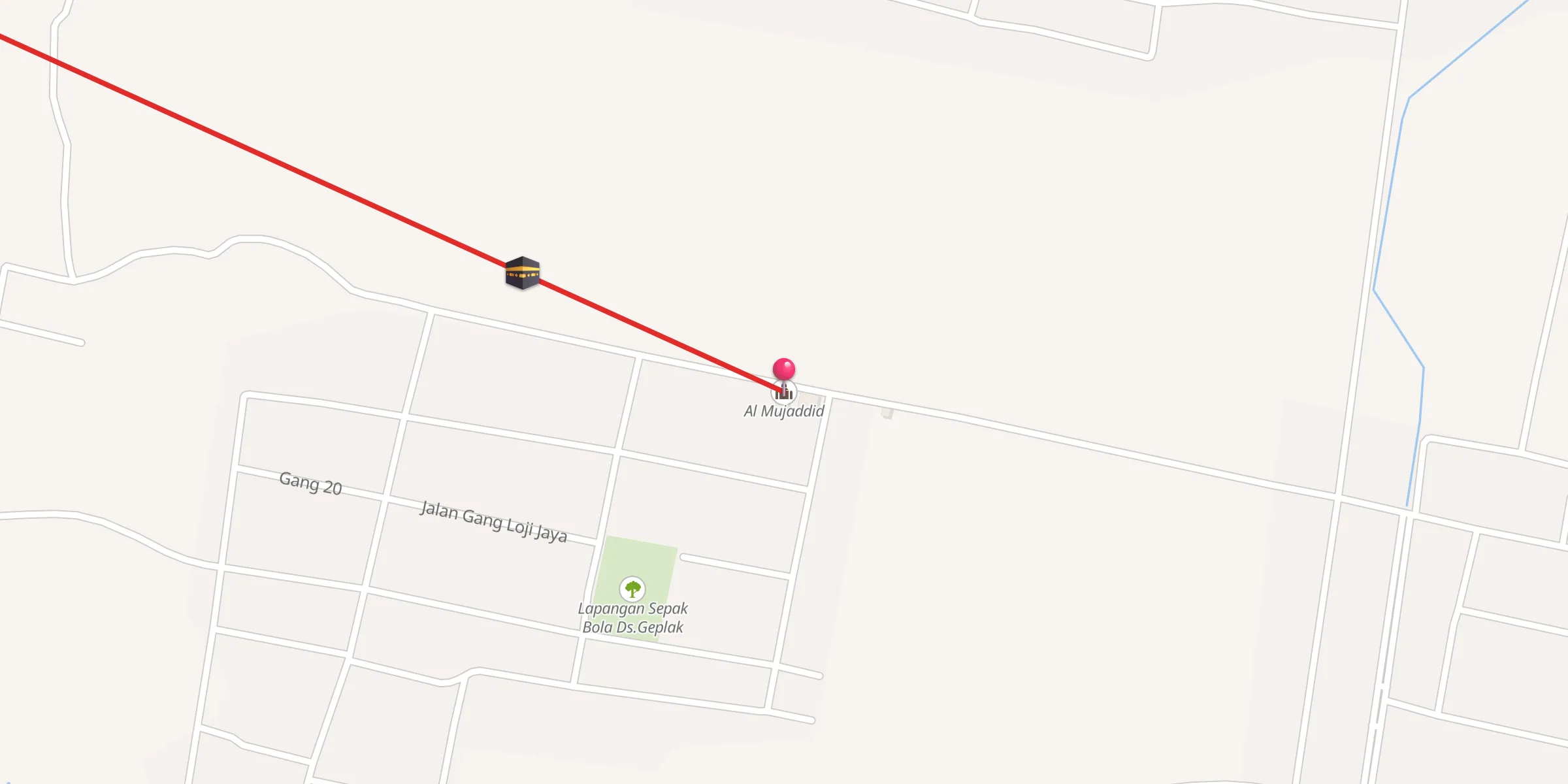 Carte de localisation : Al Mujaddid