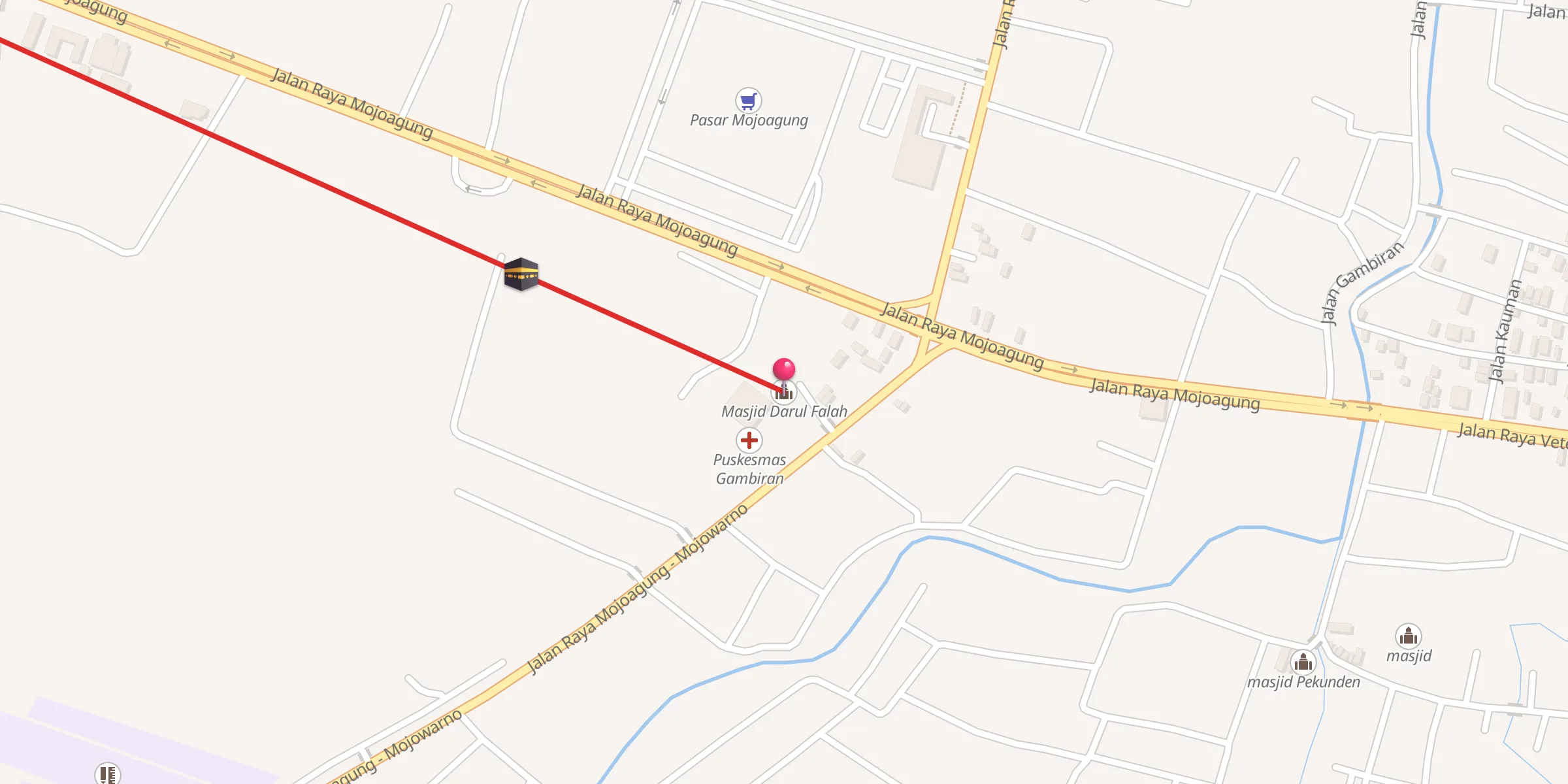 Carte de localisation : Masjid Darul Falah