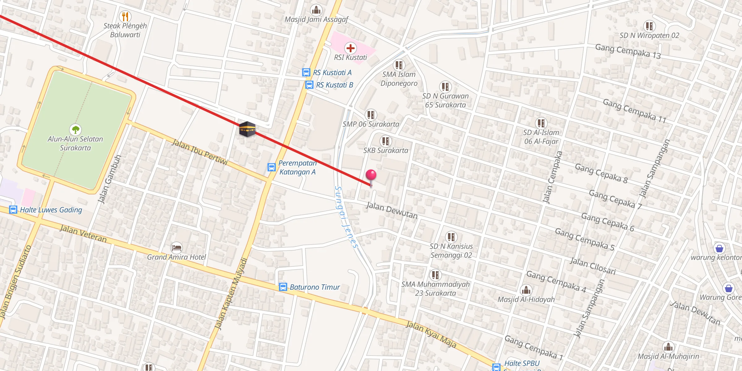 Carte de localisation : Masjid Ar-Raudah