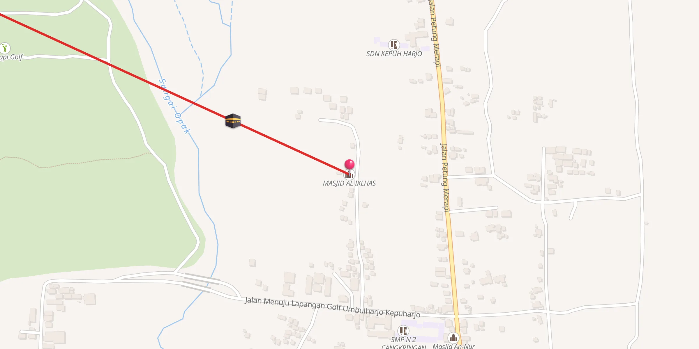 Carte de localisation : MASJID AL IKLHAS