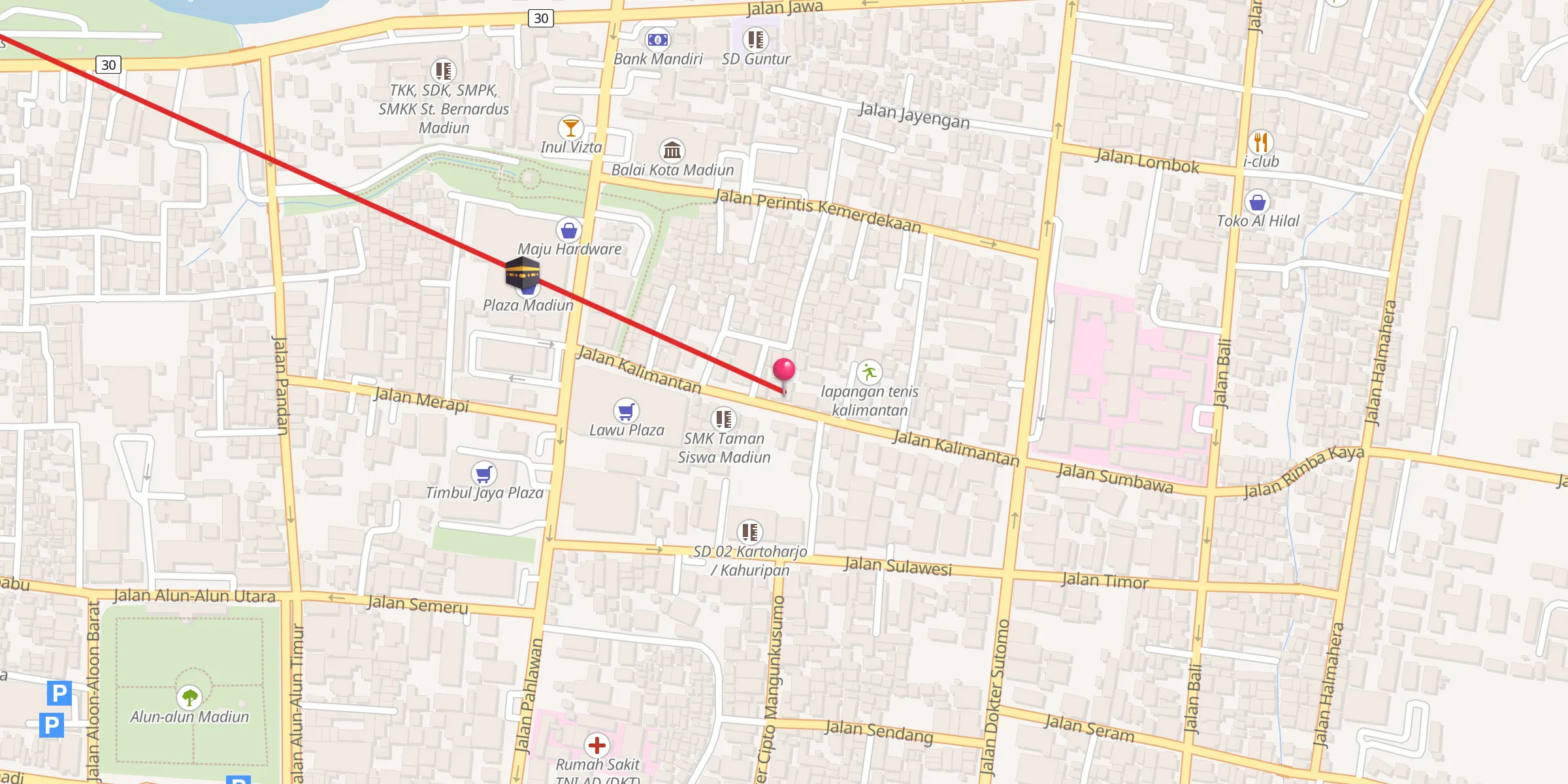 Carte de localisation : Masjid Nurul Abror