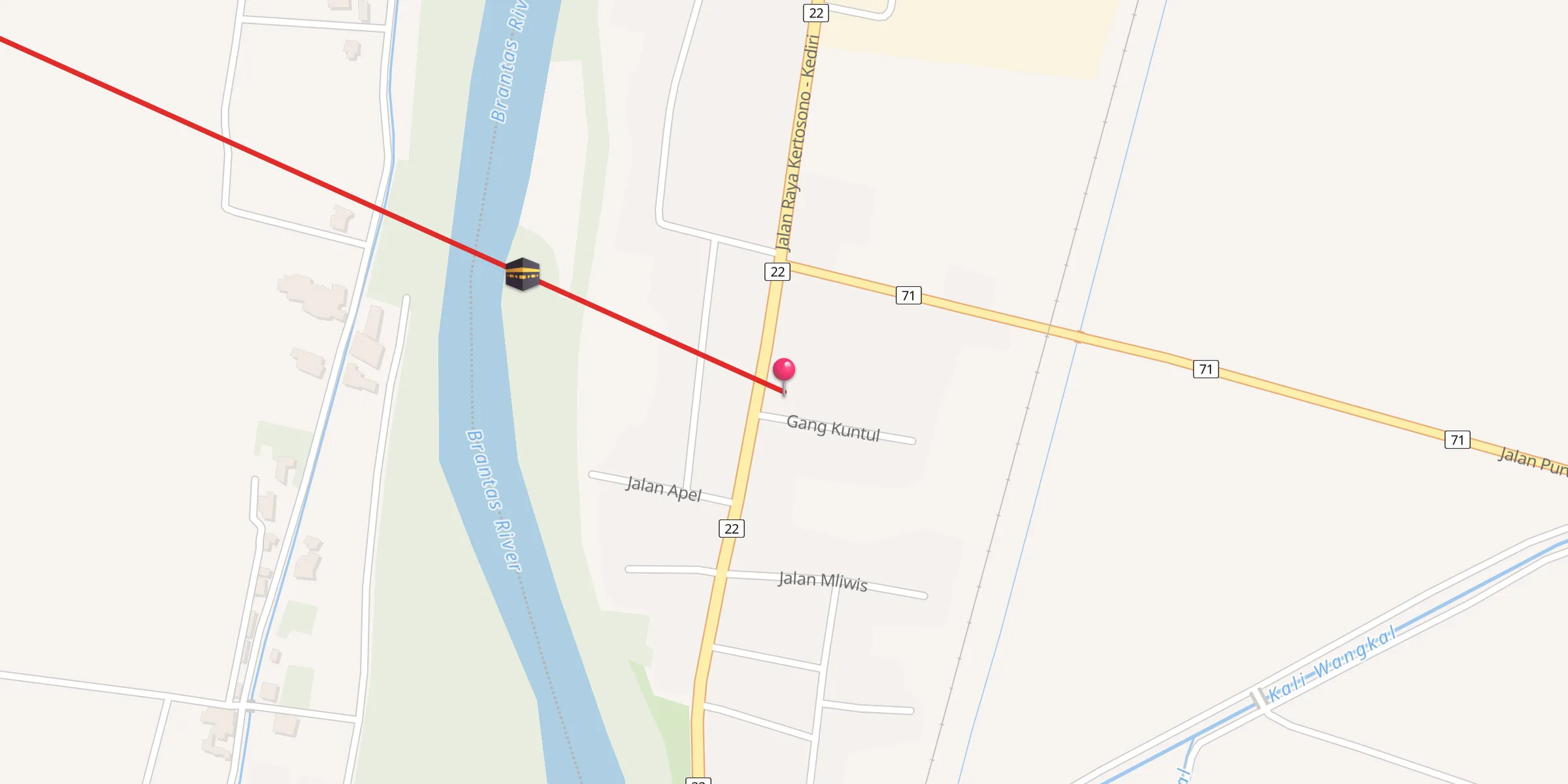 Carte de localisation : Masjid Baitul Mu'minin
