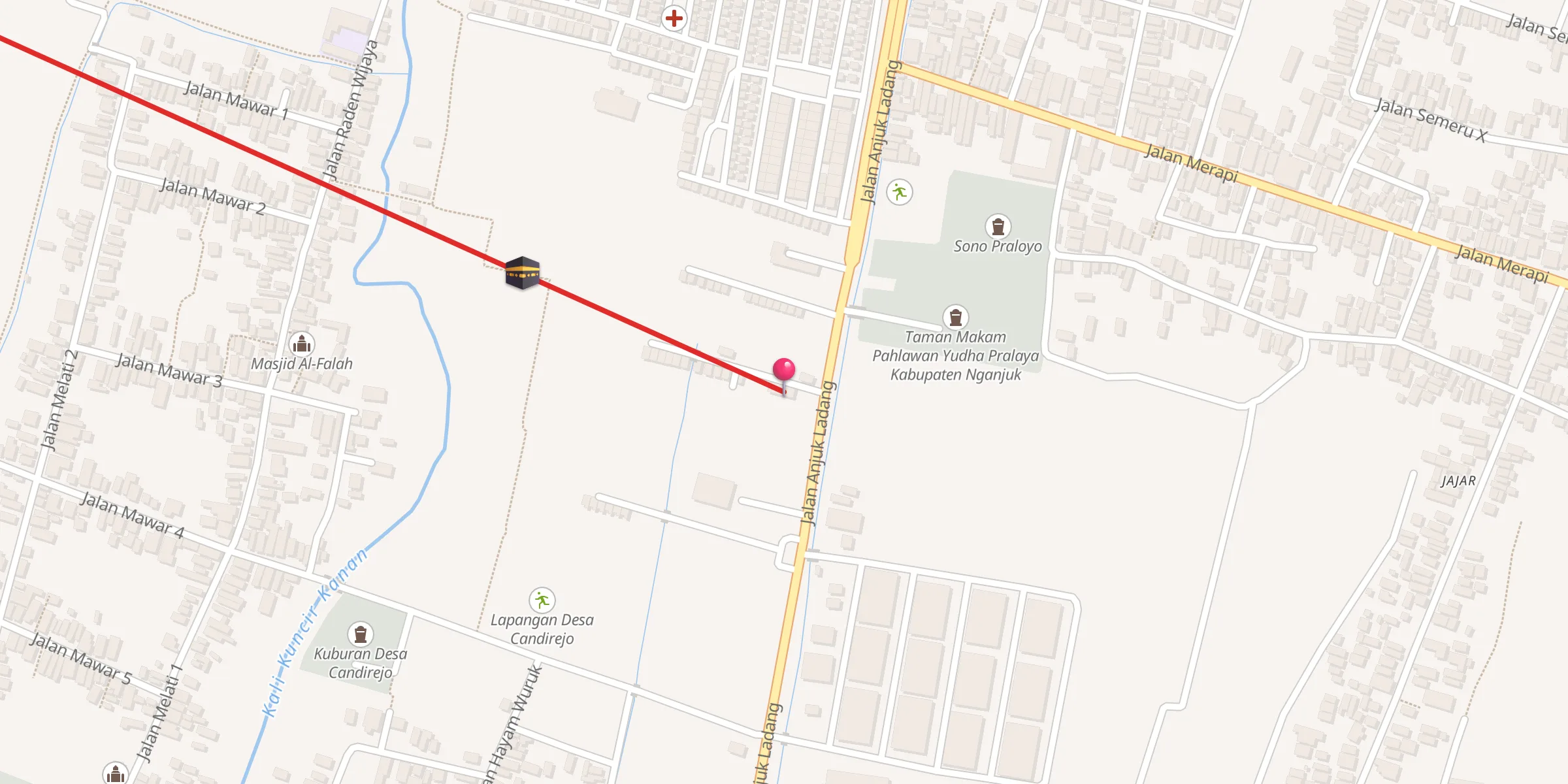 Carte de localisation : Masjid Jami' Nahdlatul Muslimin