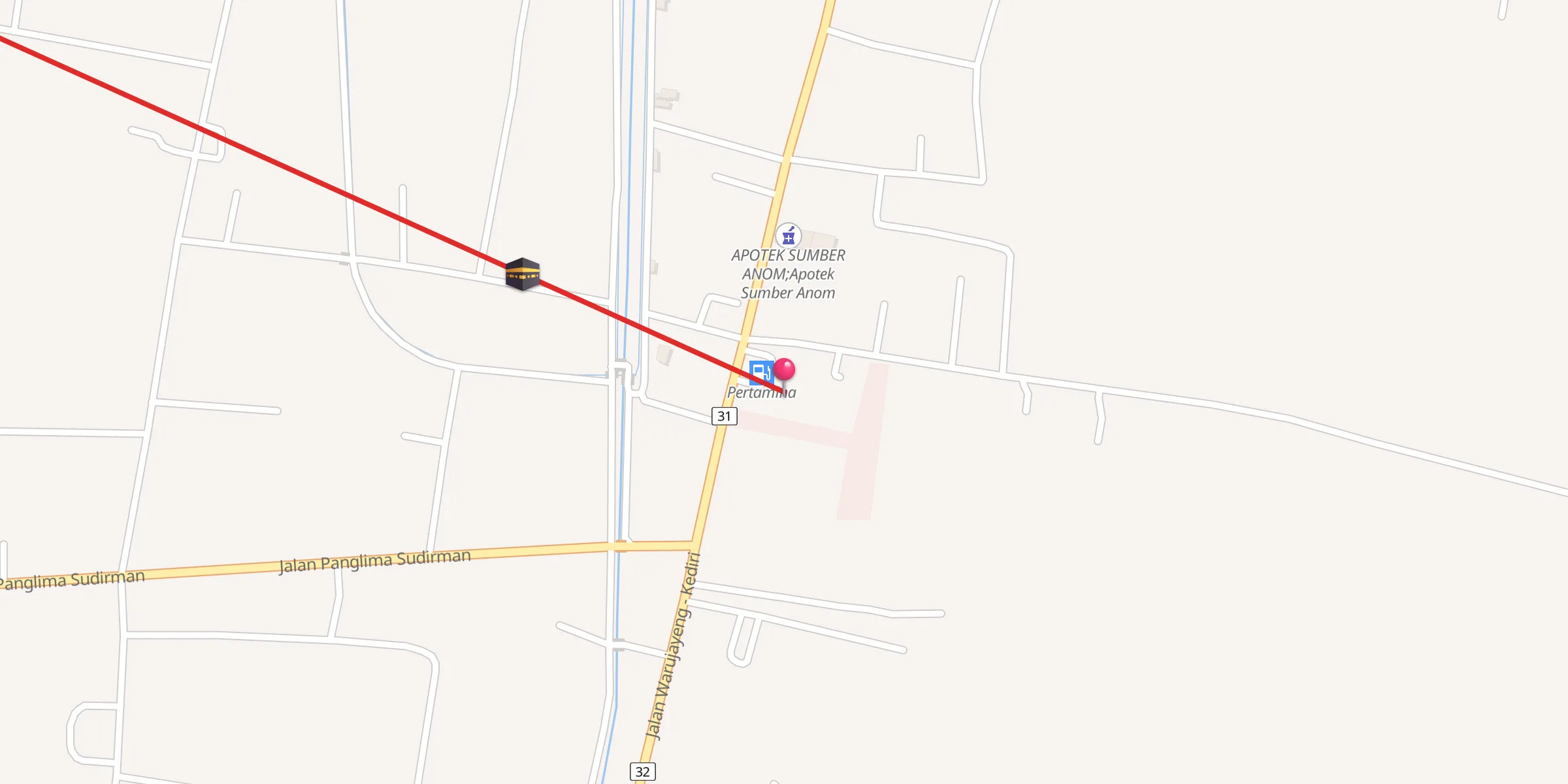 Carte de localisation : Musholla