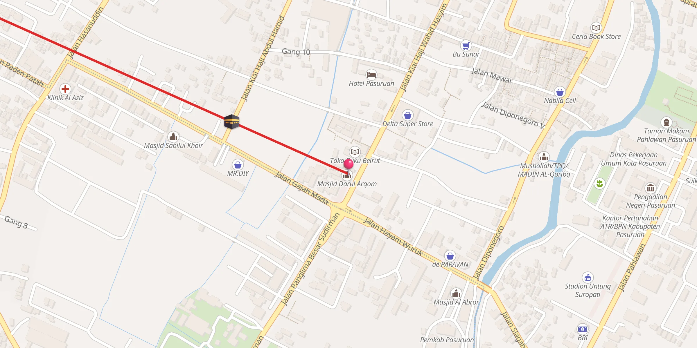 Carte de localisation : Masjid Darul Arqom