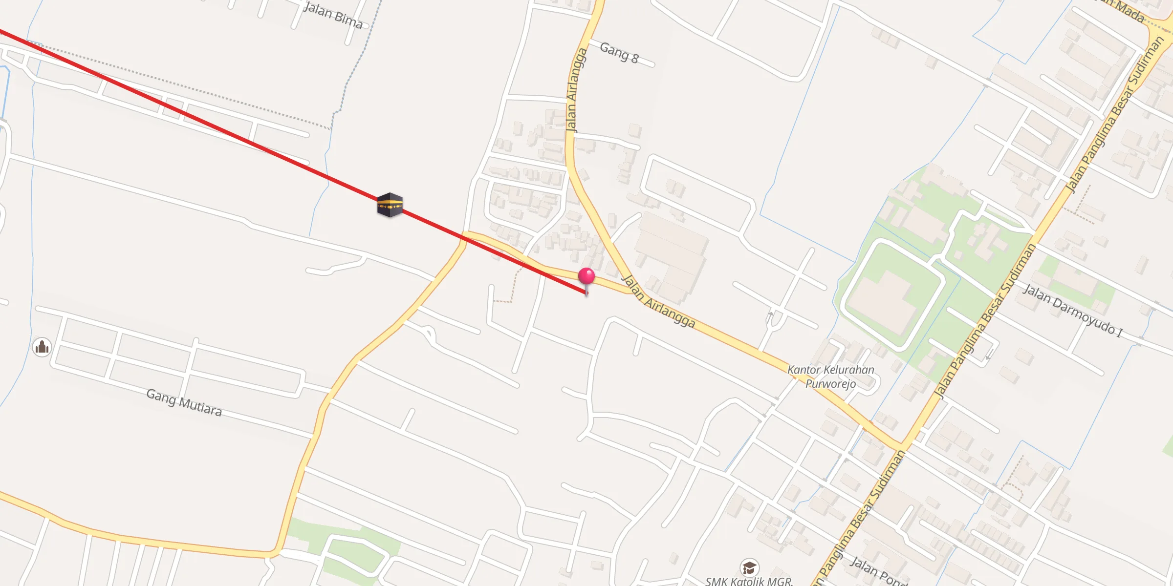 Carte de localisation : Masjid Al Ghufron
