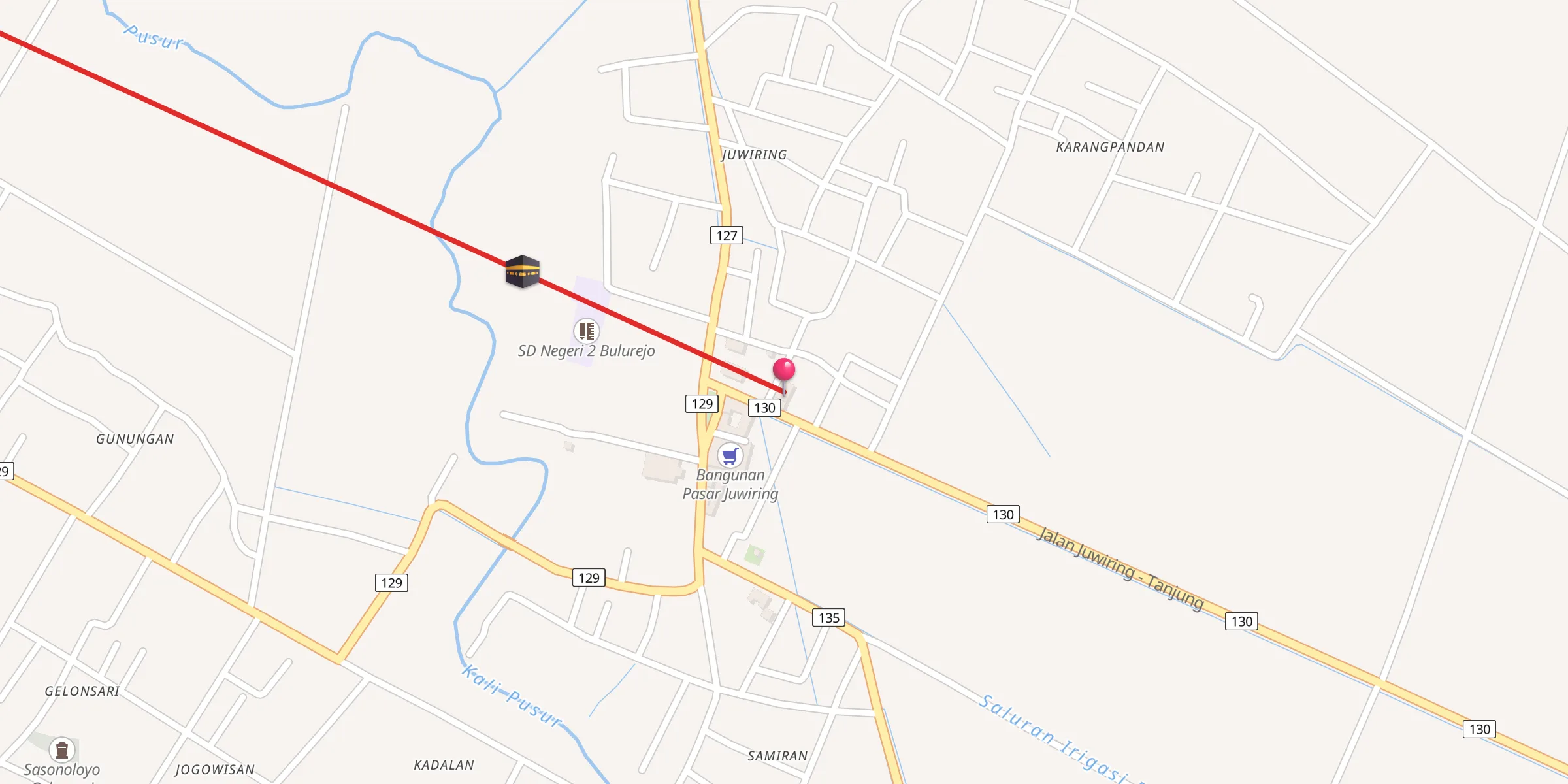 Carte de localisation : Masjid Al Faroj