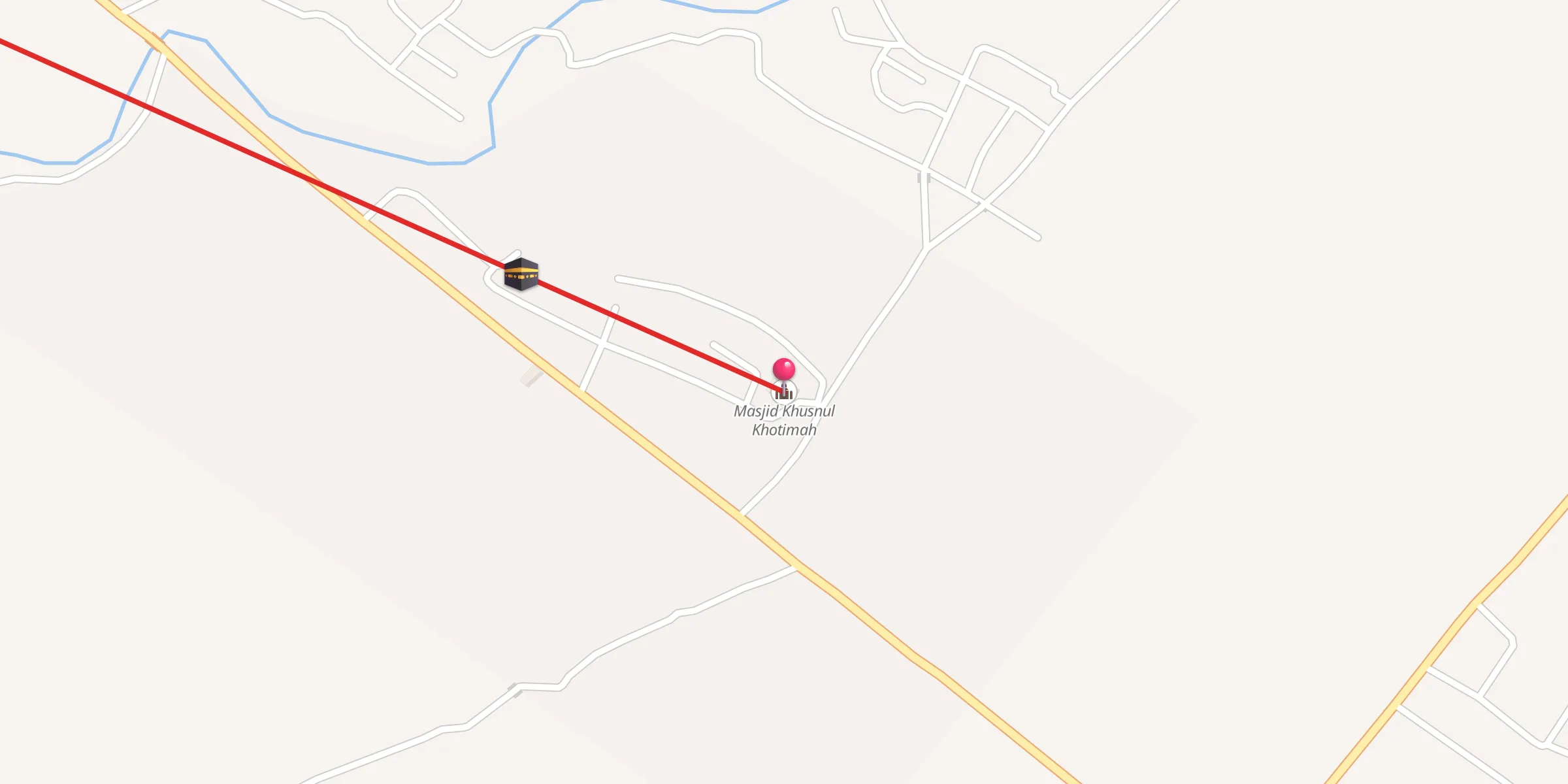 Carte de localisation : Masjid Khusnul Khotimah