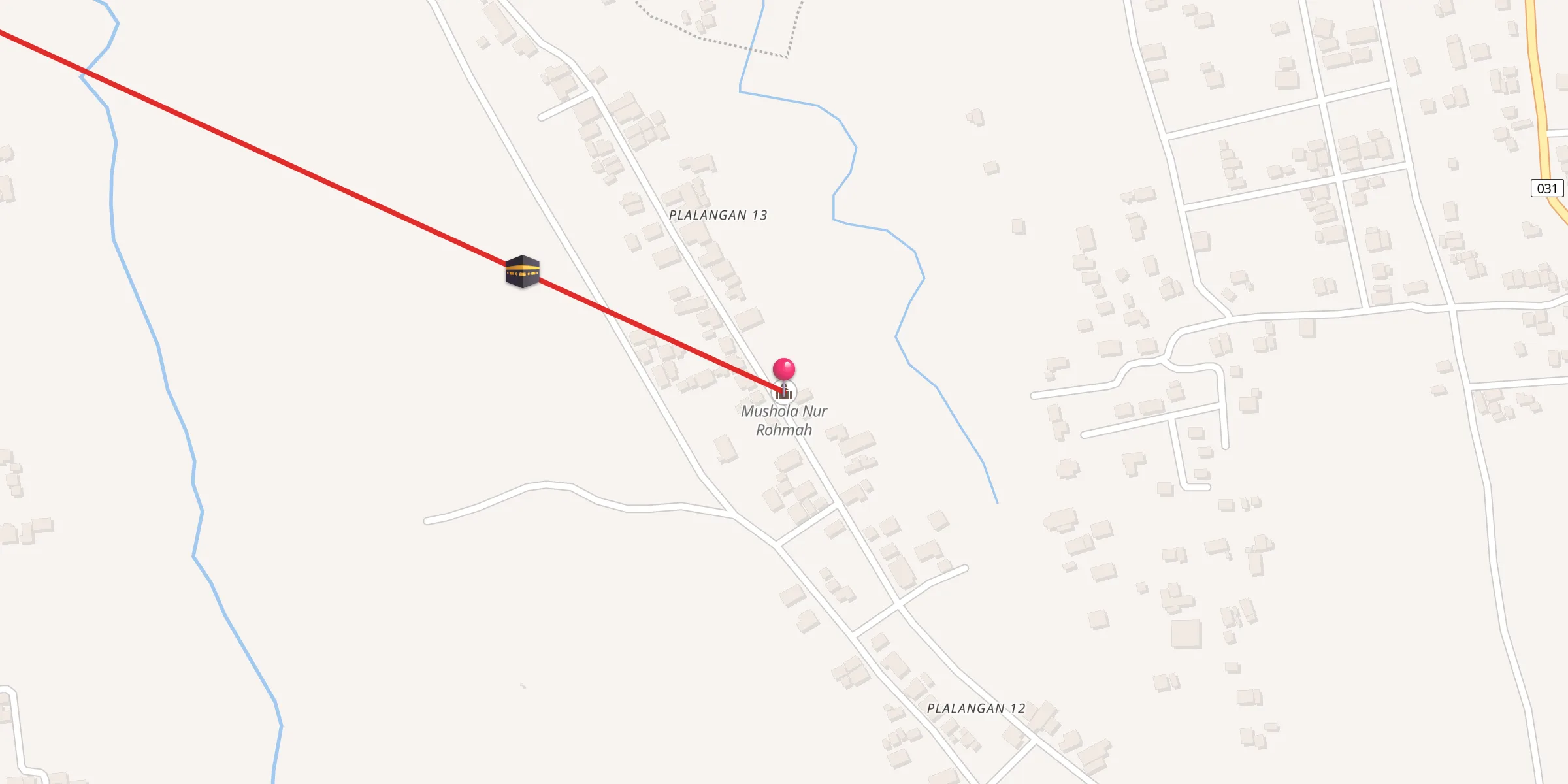 Carte de localisation : Mushola Nur Rohmah