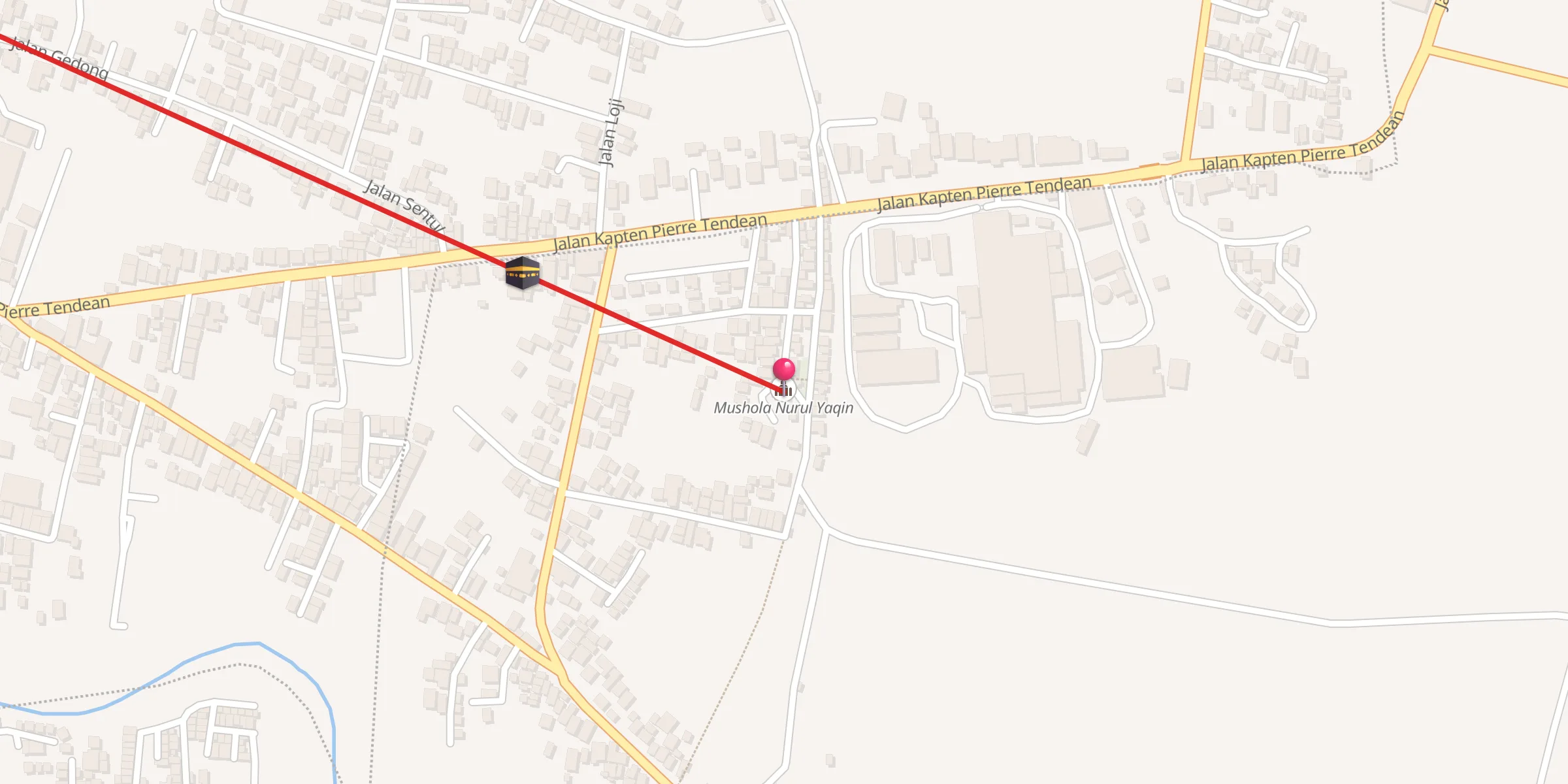 Carte de localisation : Mushola Nurul Yaqin