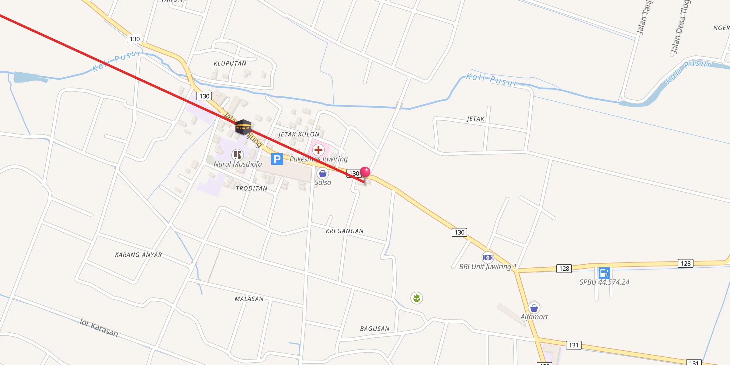 Carte de localisation : Masjid Al Hidayah