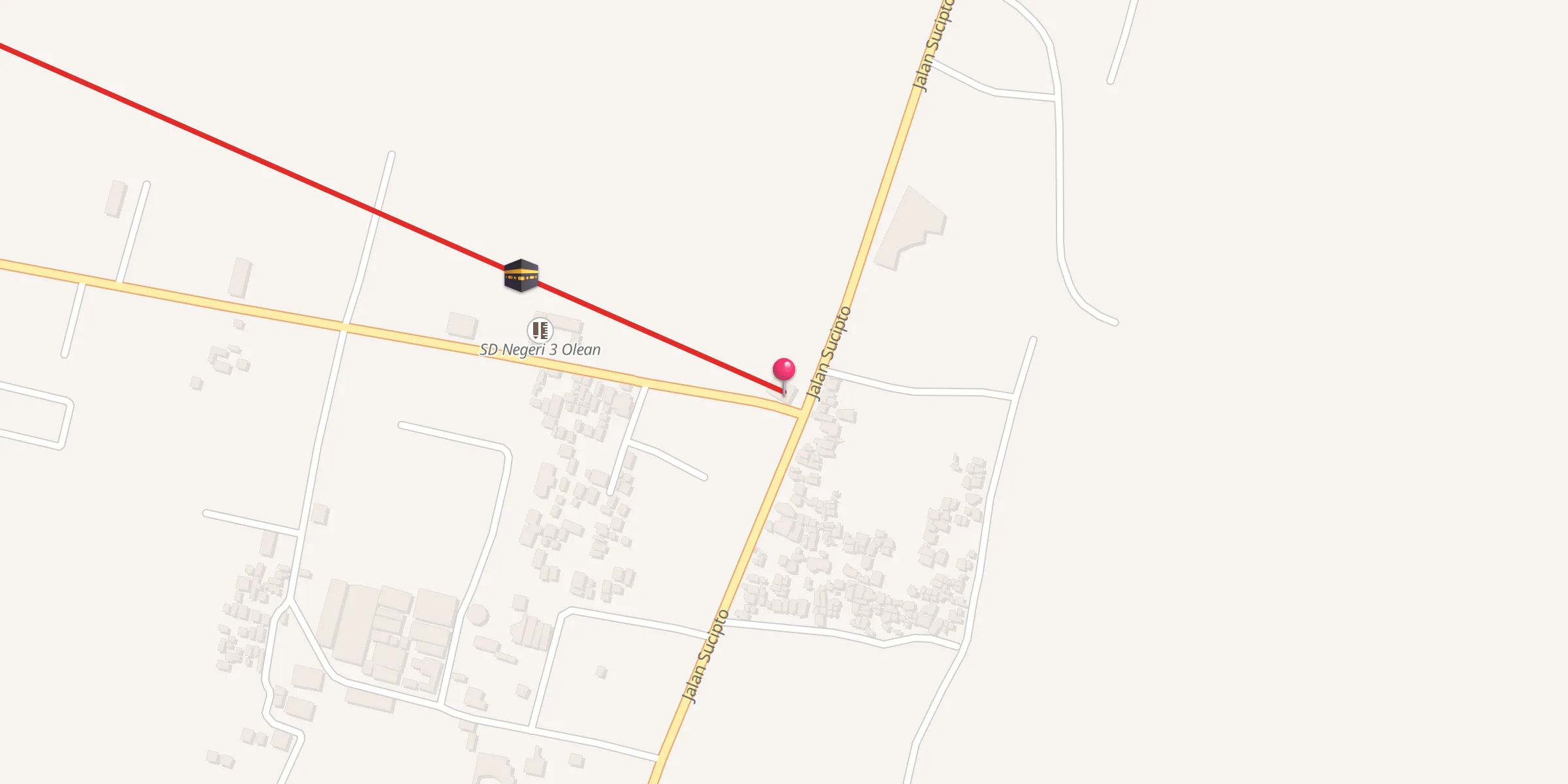 Carte de localisation : Masjid Baitur Rahman
