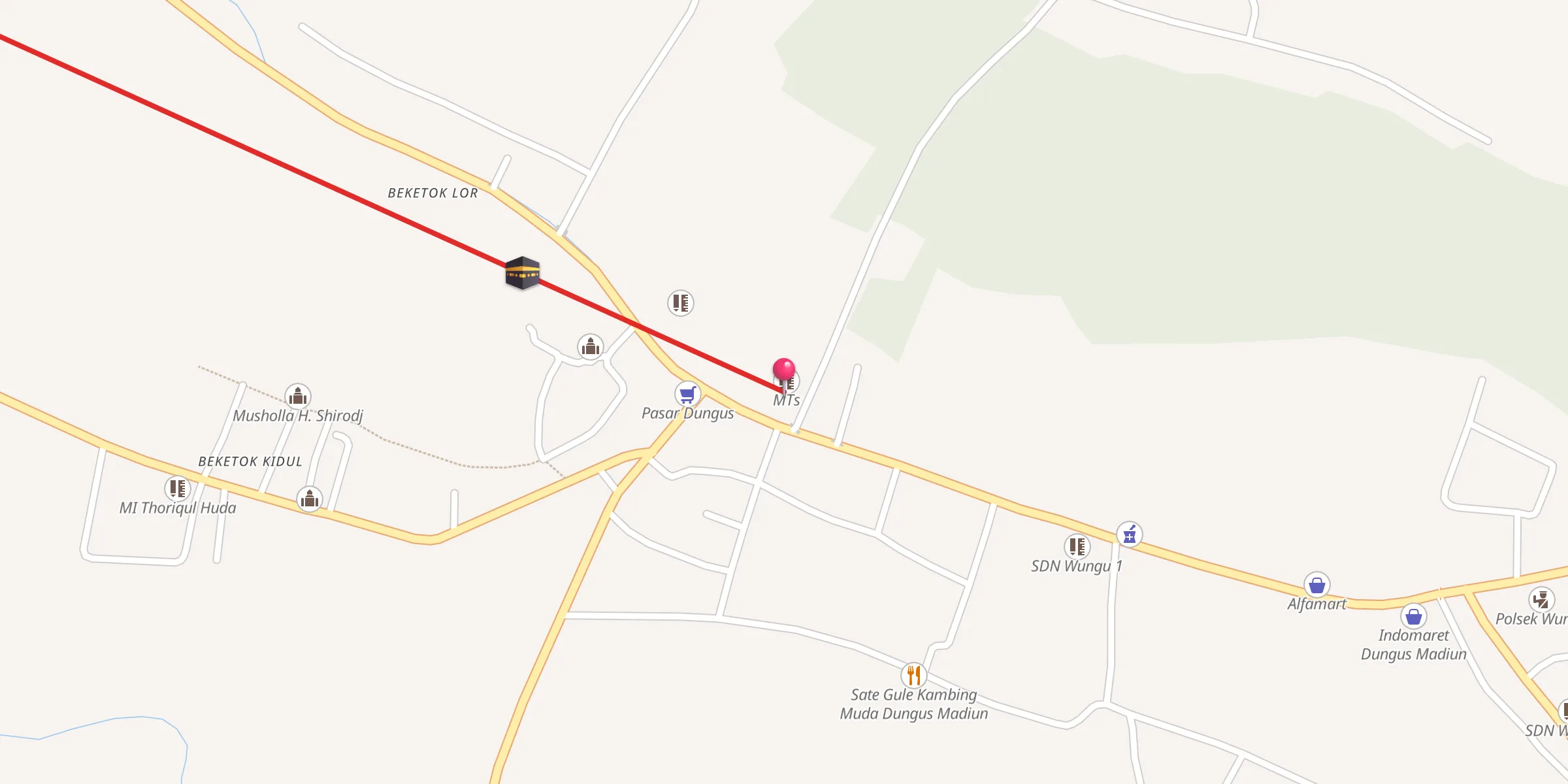 Carte de localisation : Masjid Al Istiqomah