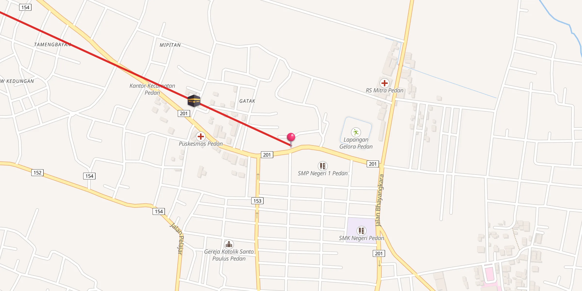 Carte de localisation : Masjid Al Jalal Pedan