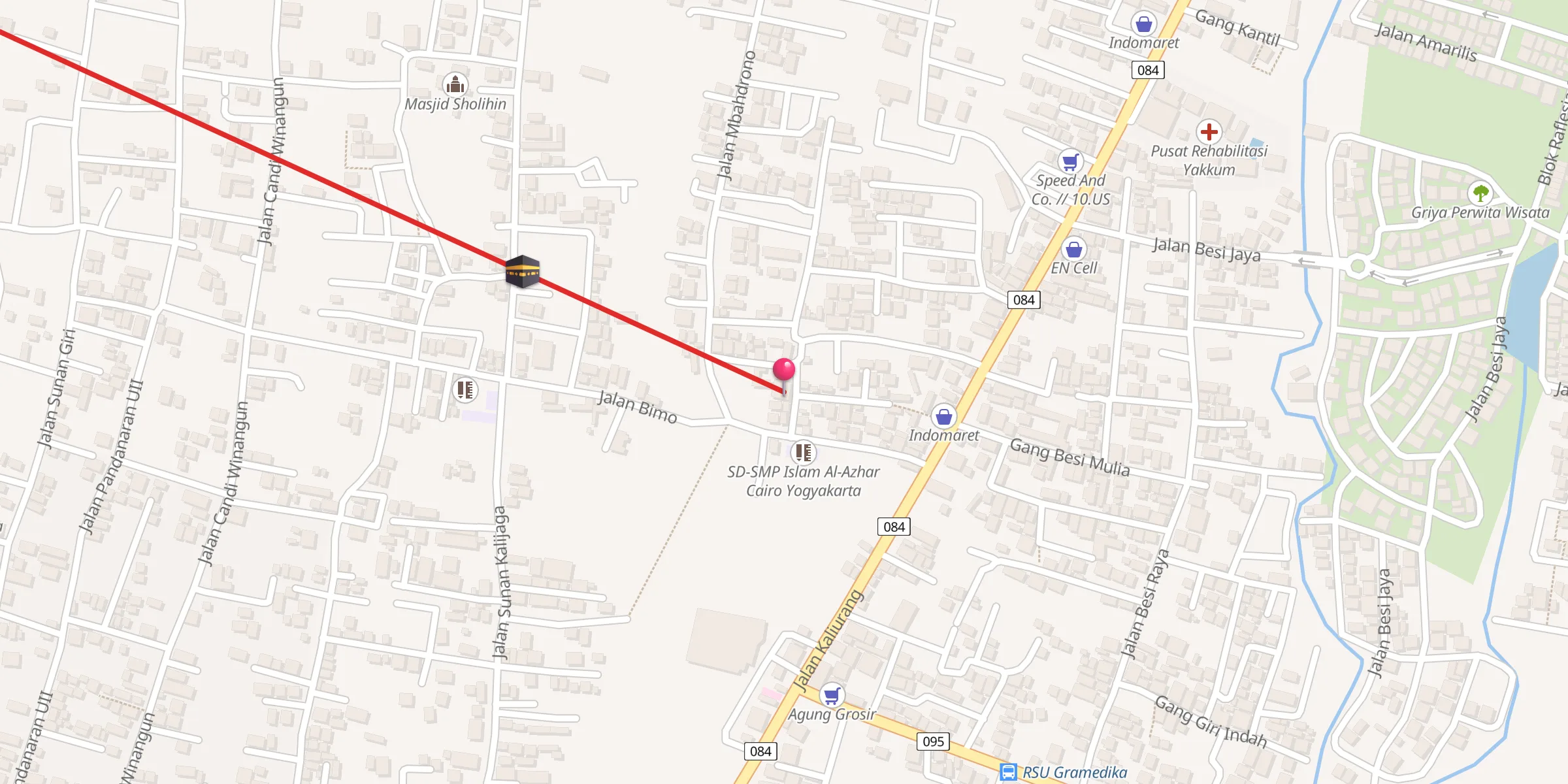 Carte de localisation : Al-Ihsan