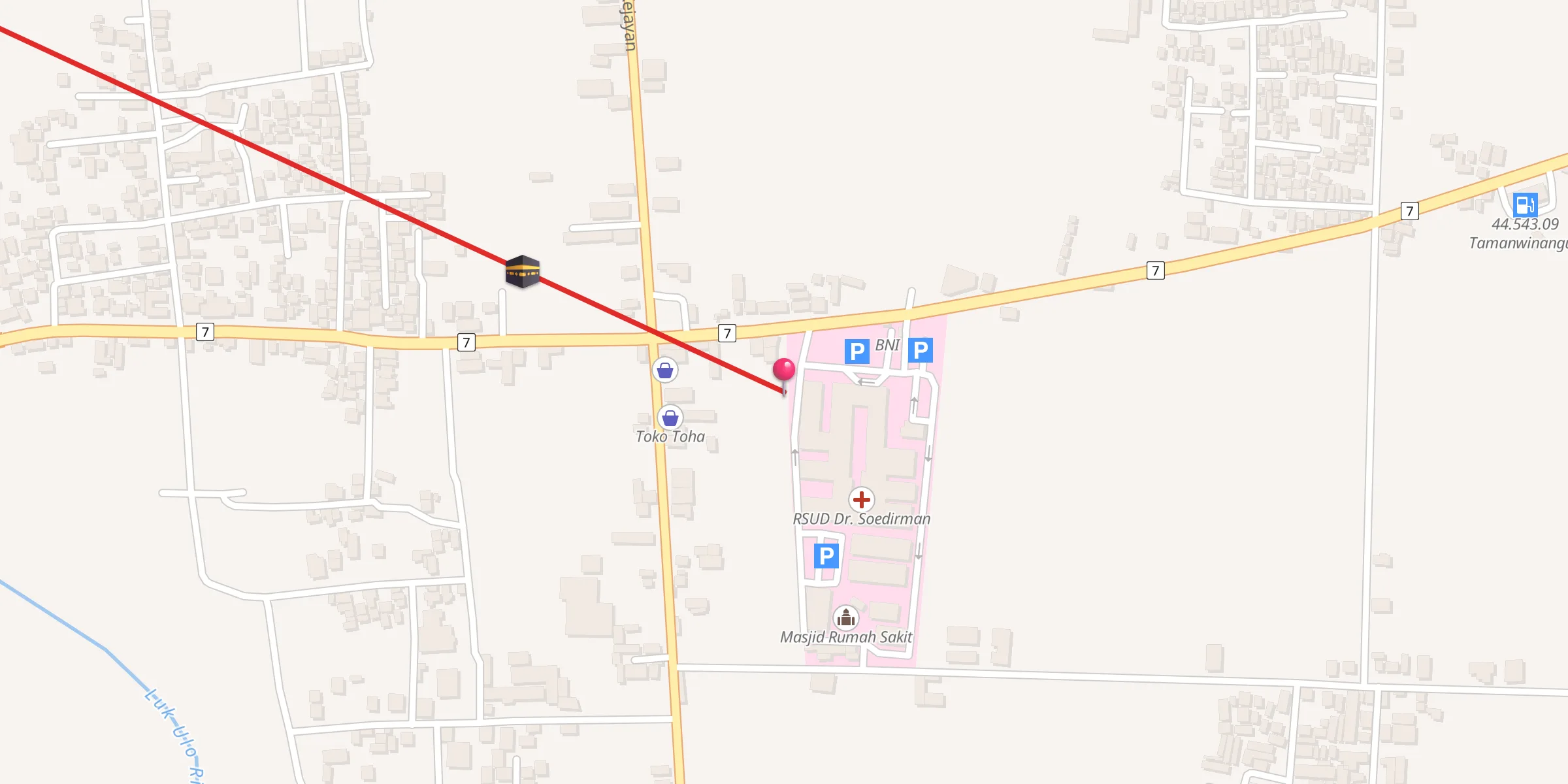 Carte de localisation : Musala