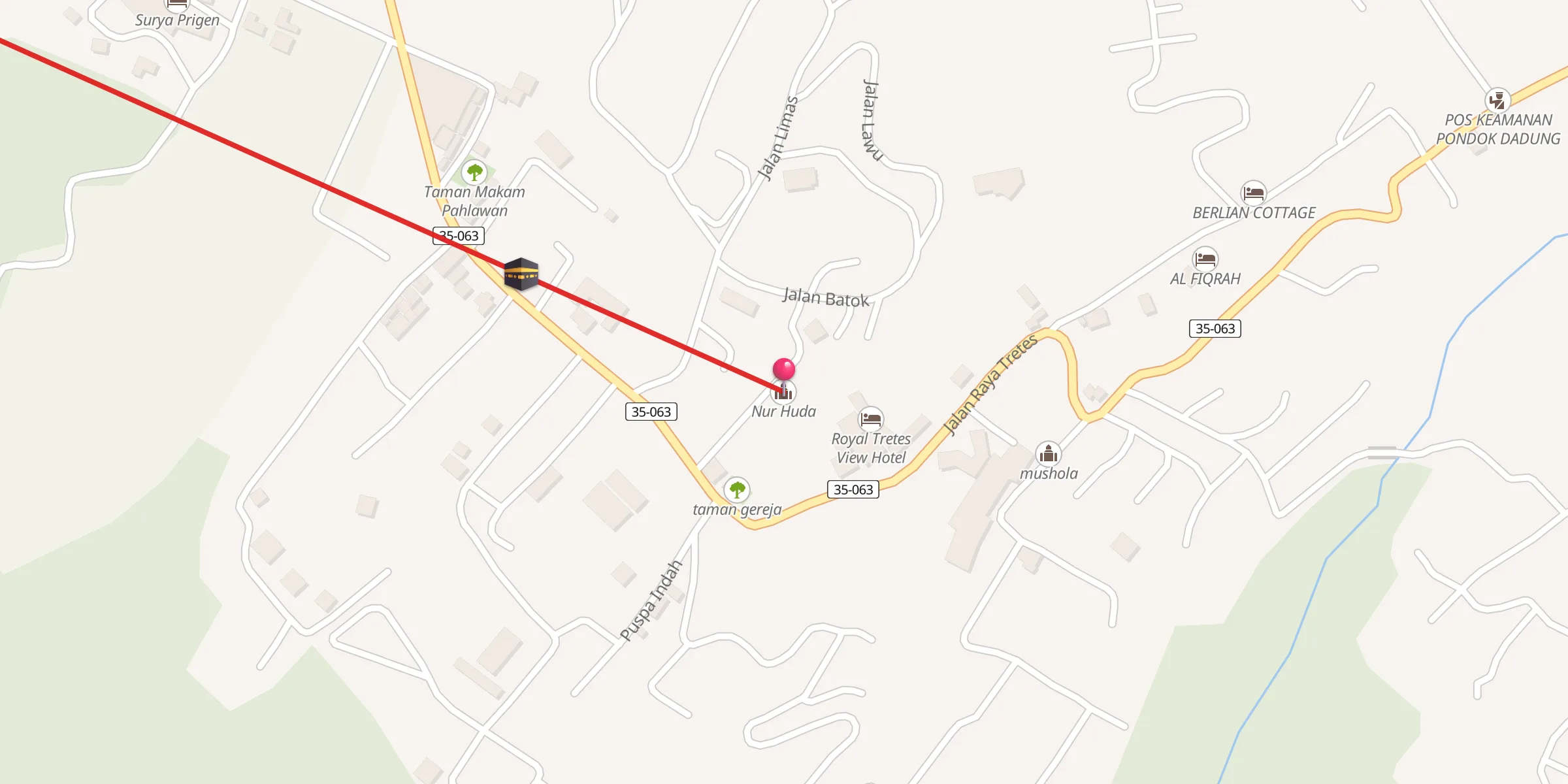 Carte de localisation : Nur Huda
