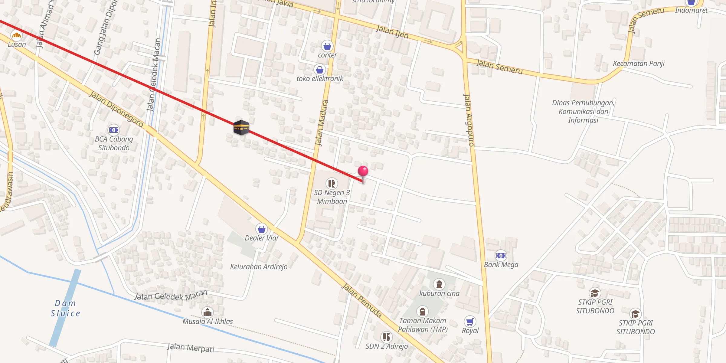 Carte de localisation : Masjid Alawiyah
