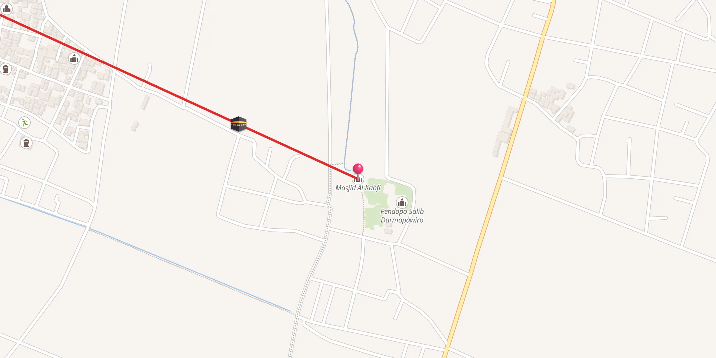 Carte de localisation : Masjid Al Kahfi