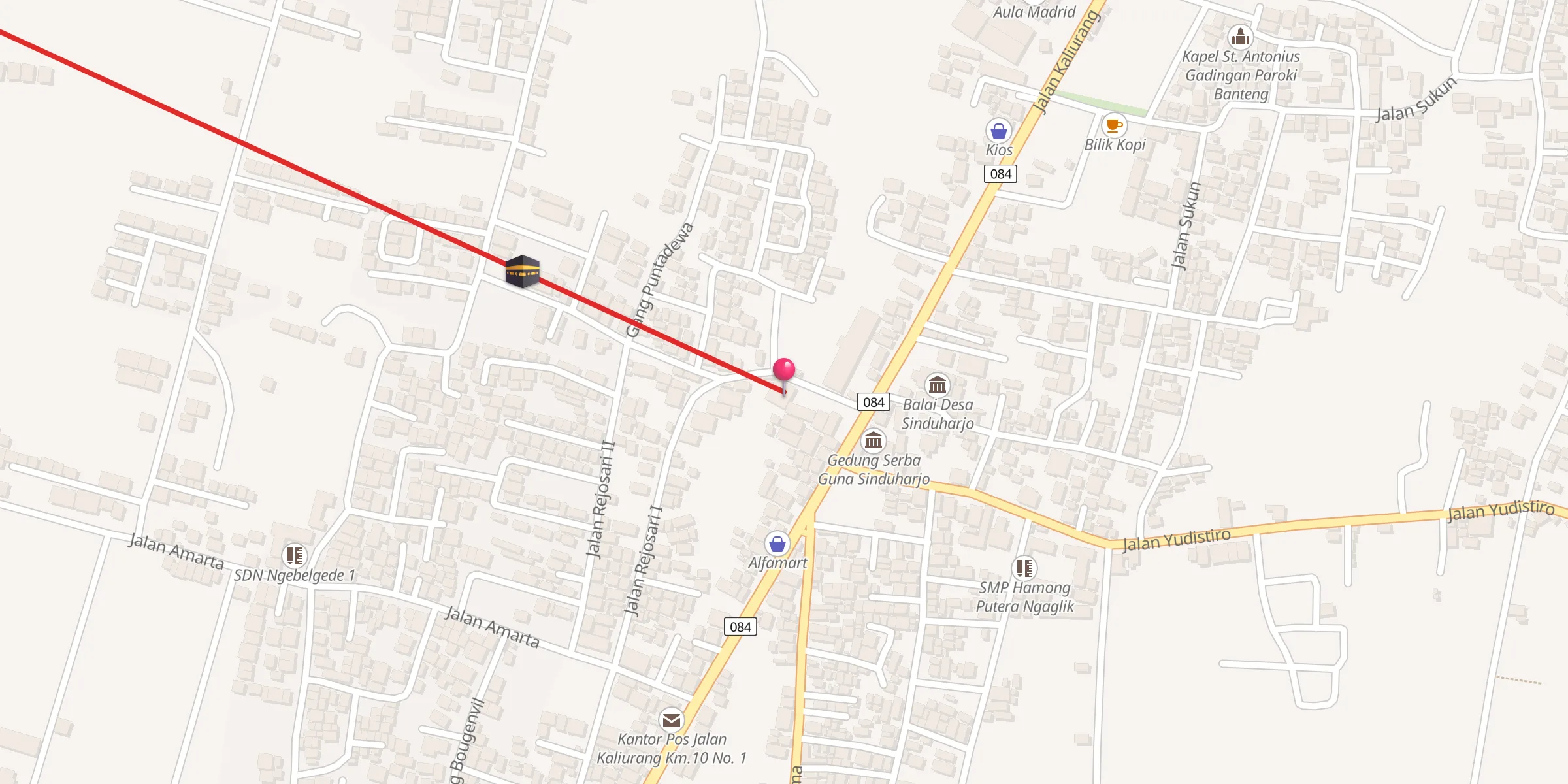 Carte de localisation : Baitunnur Jami Mosque