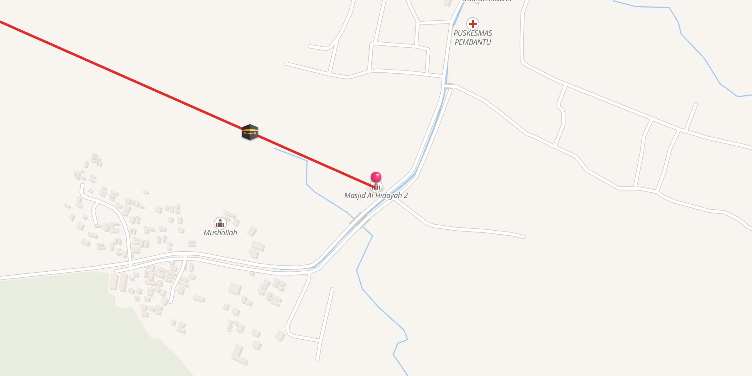Carte de localisation : Masjid Al Hidayah 2