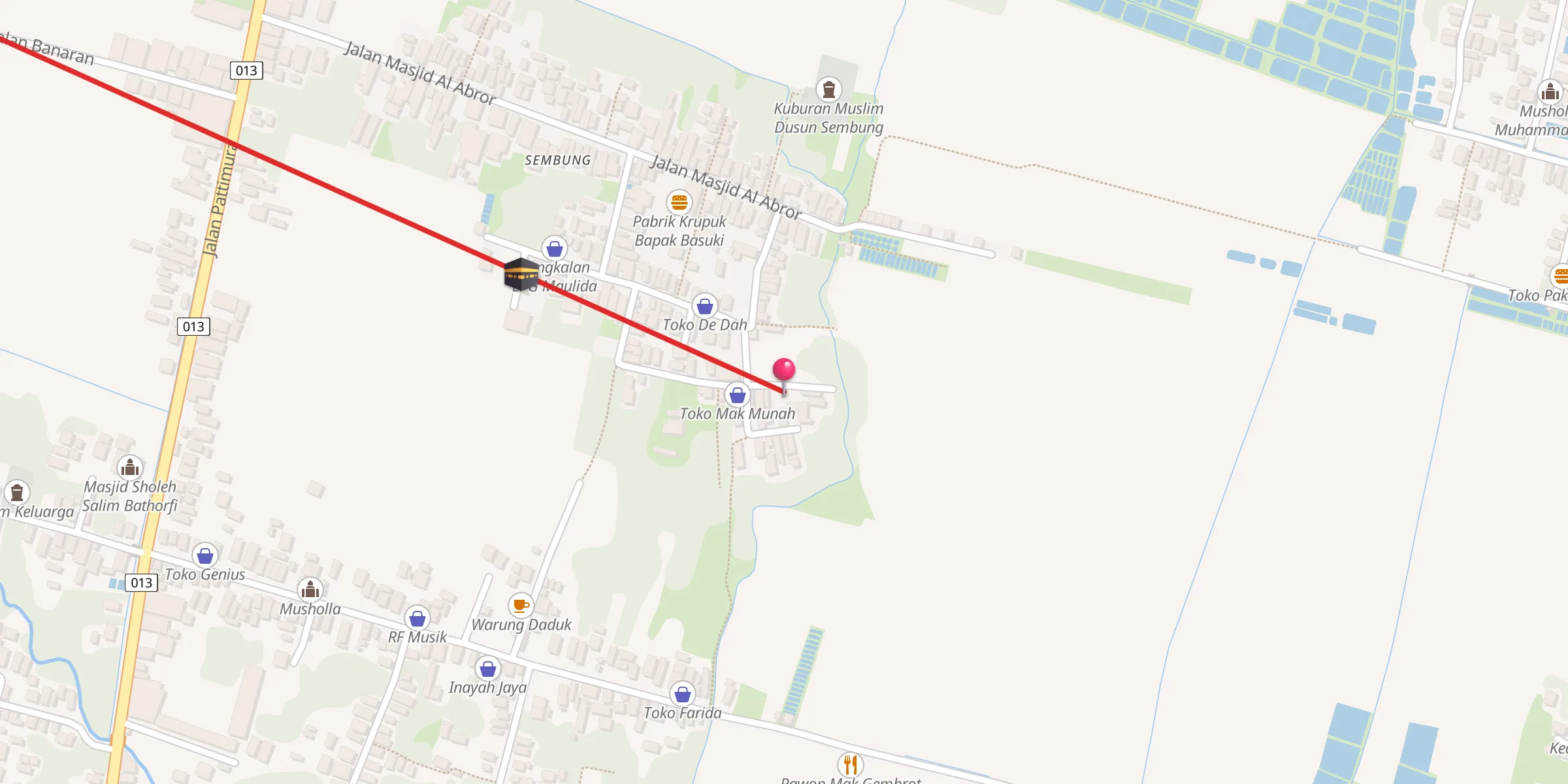Carte de localisation : Musholla Darul Ilmi