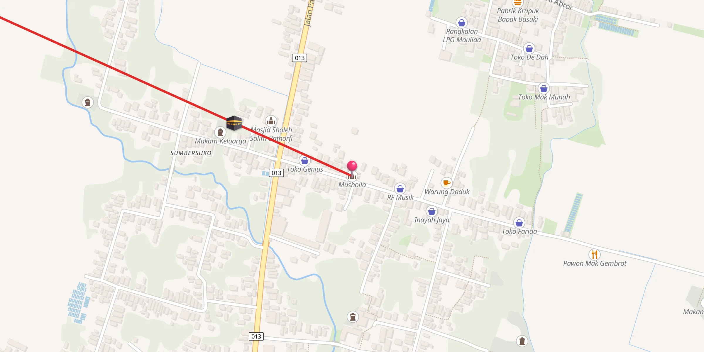 Carte de localisation : Musholla