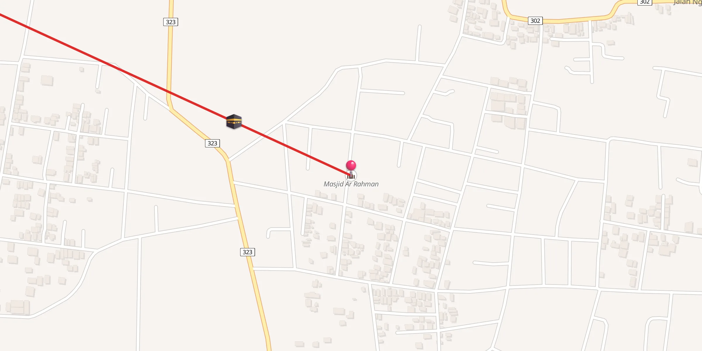 Carte de localisation : Masjid Ar Rahman