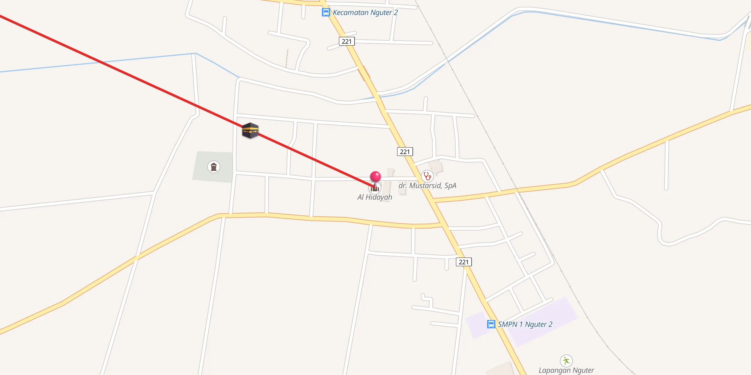 Carte de localisation : Al Hidayah