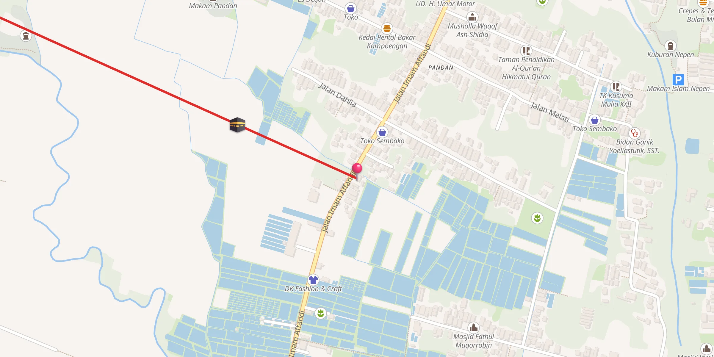 Carte de localisation : Masjid LDII Ar-Rahman