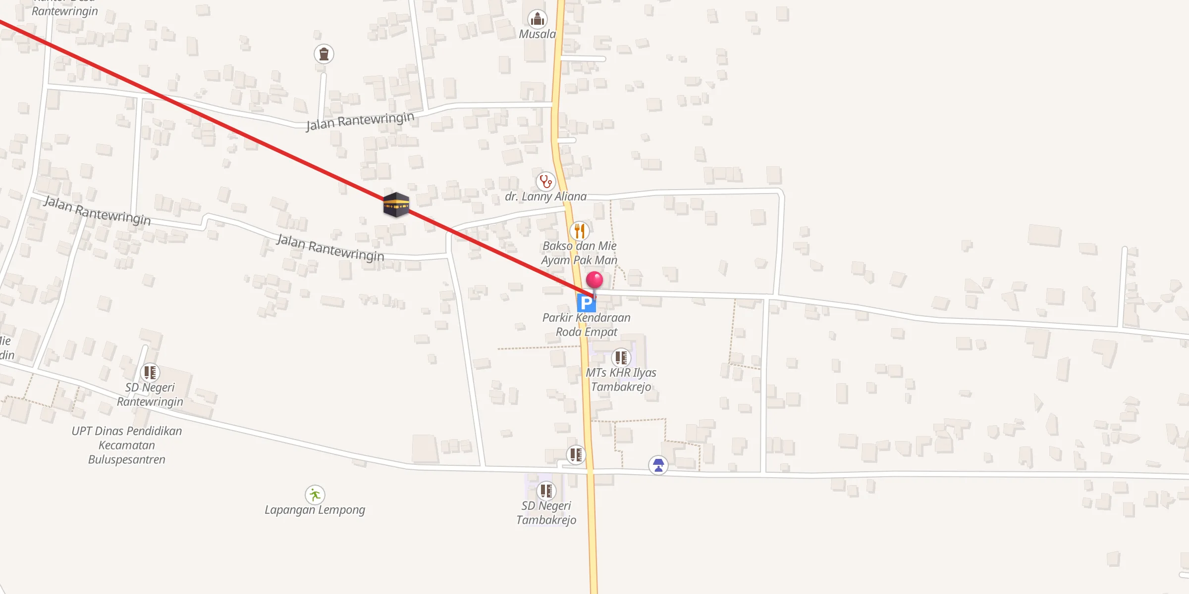 Carte de localisation : Masjid Maqoomul Muttaqin