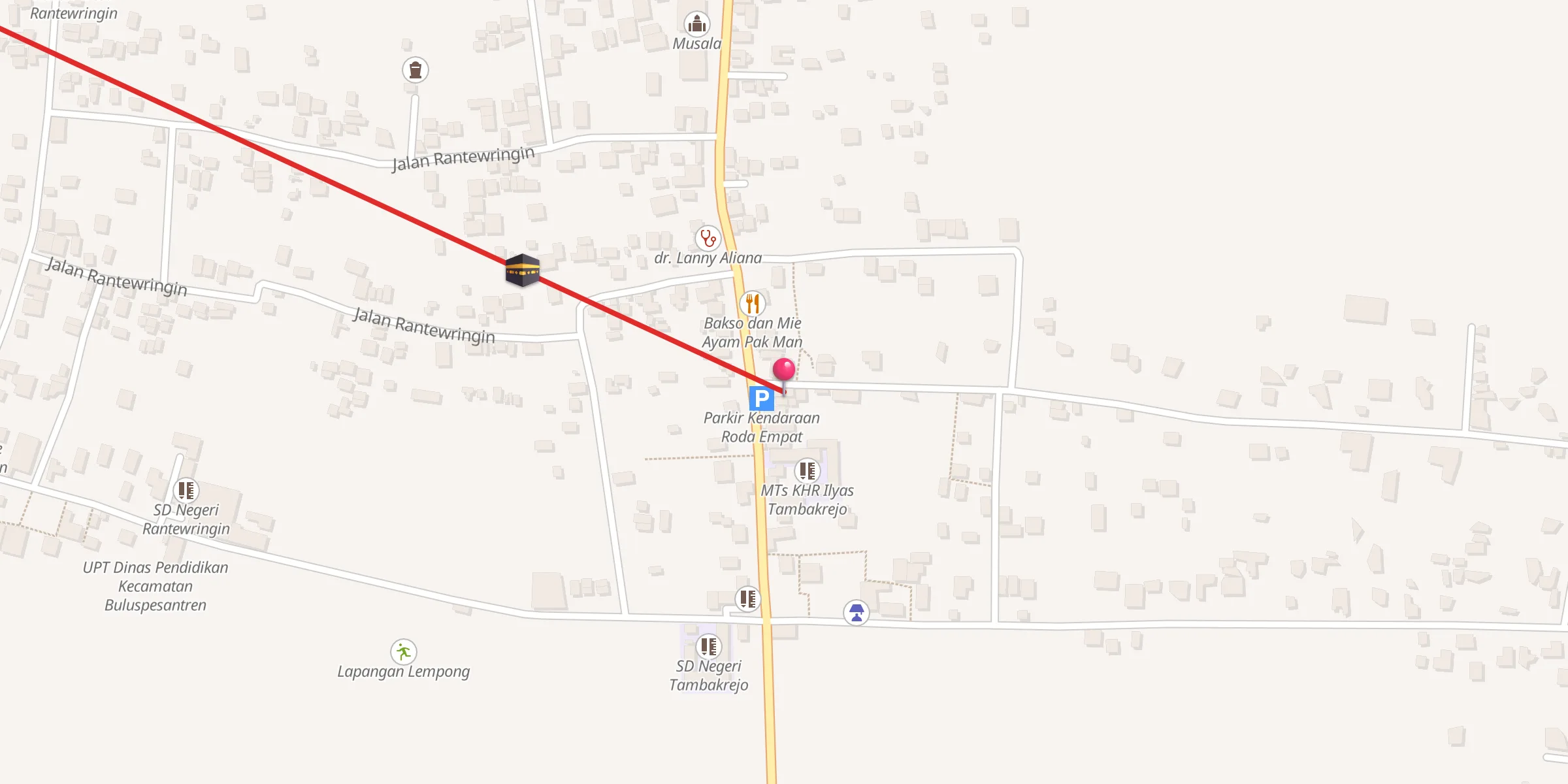 Carte de localisation : Bangunan Utama