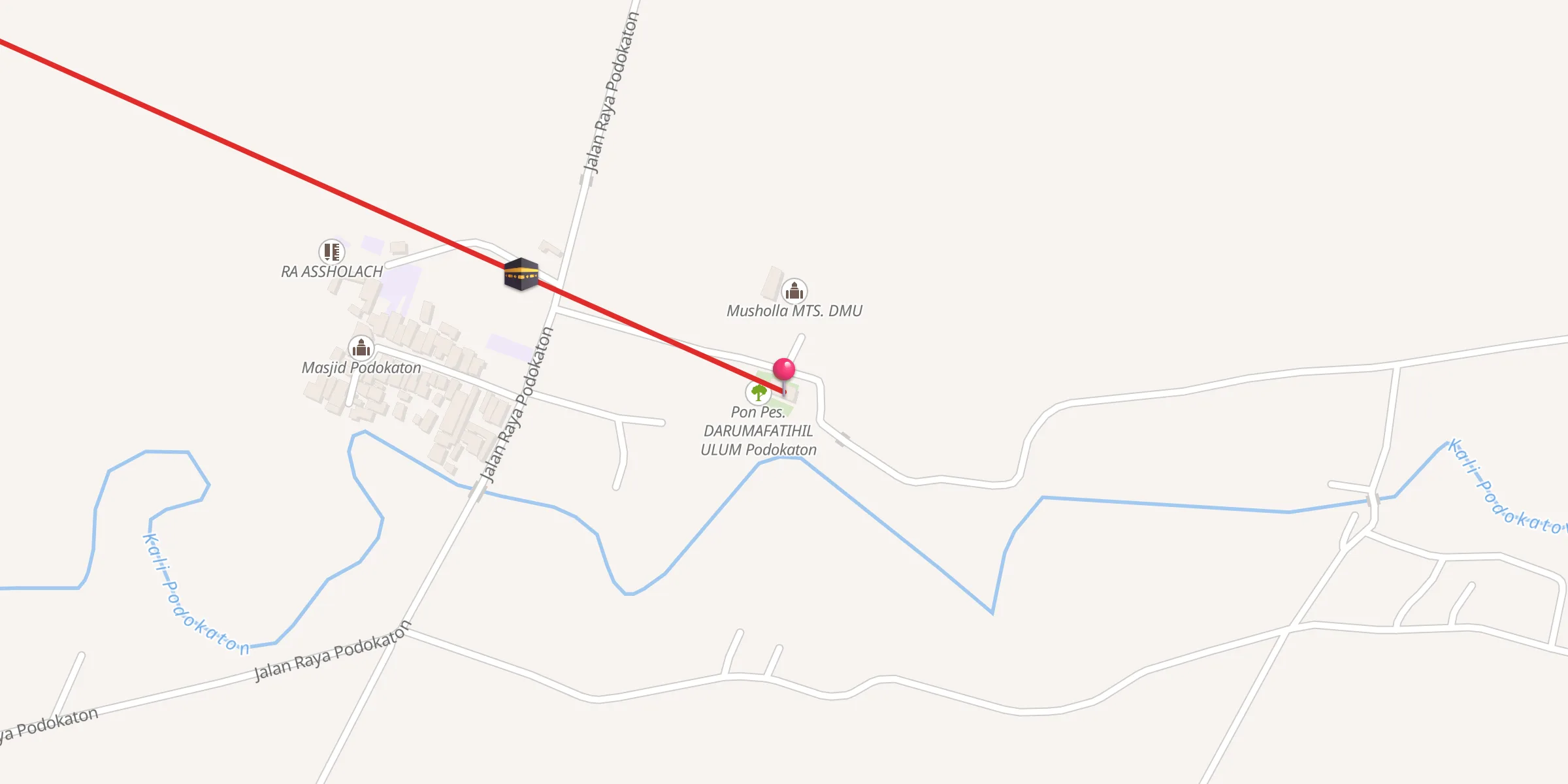Carte de localisation : MI DMU Podokaton