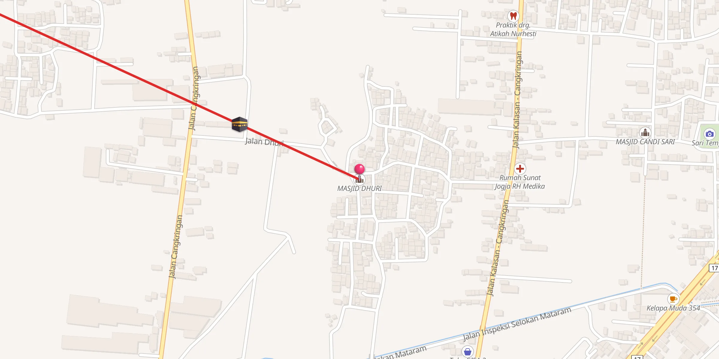 Carte de localisation : MASJID DHURI