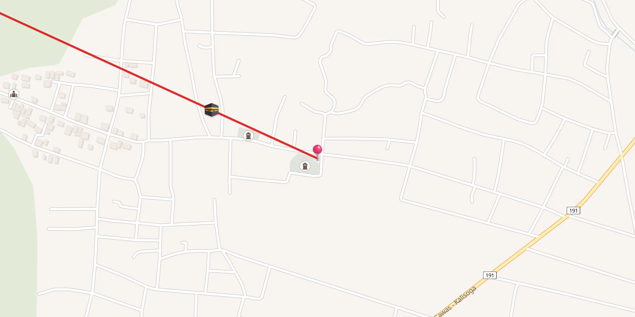Carte de localisation : Mosquée