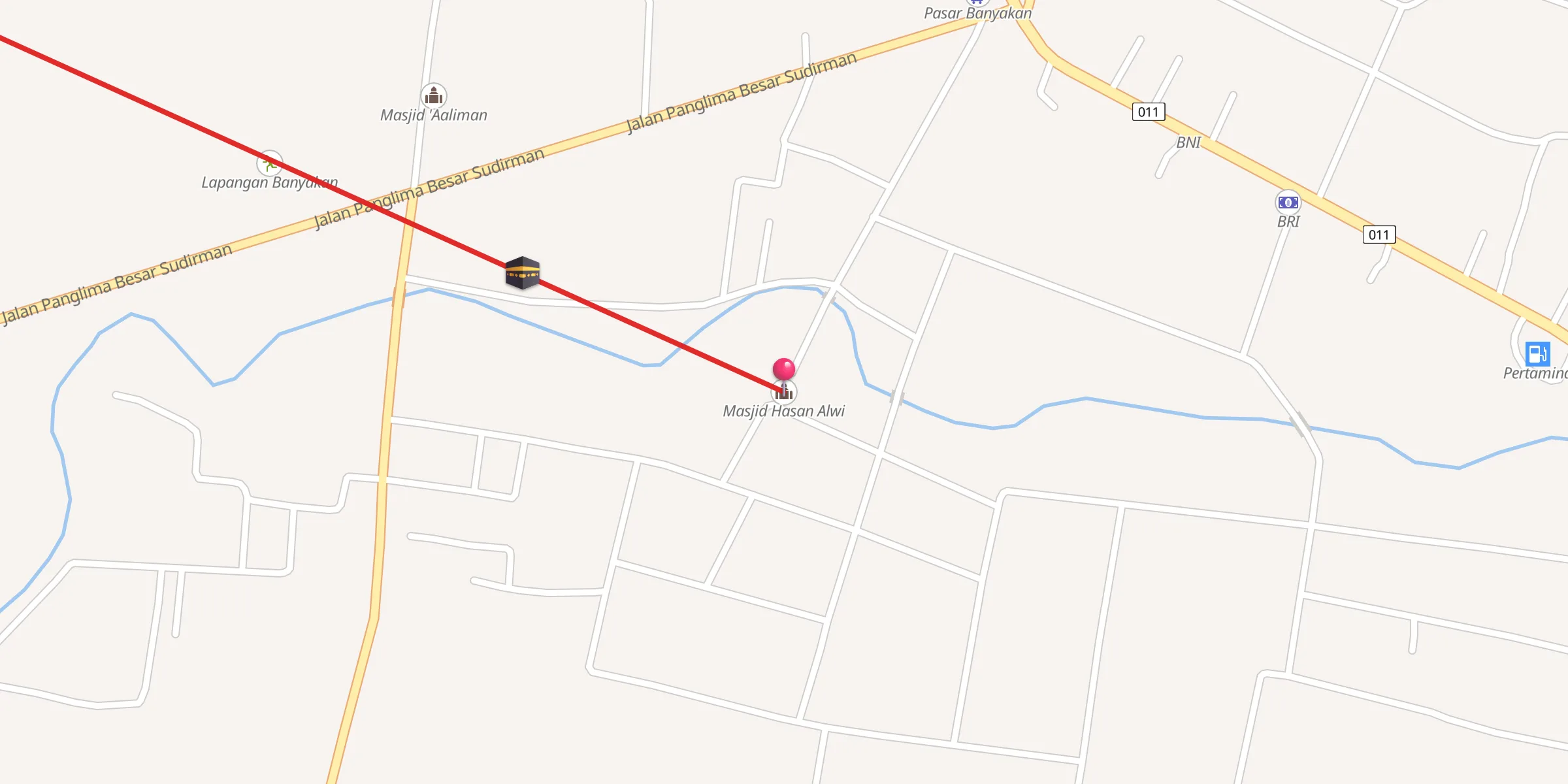 Carte de localisation : Masjid Hasan Alwi