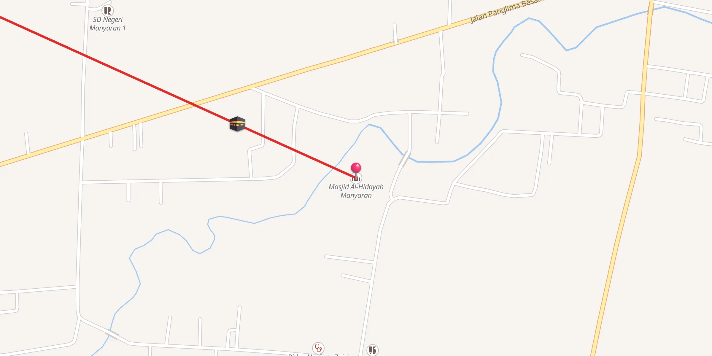 Carte de localisation : Masjid Al-Hidayah Manyaran