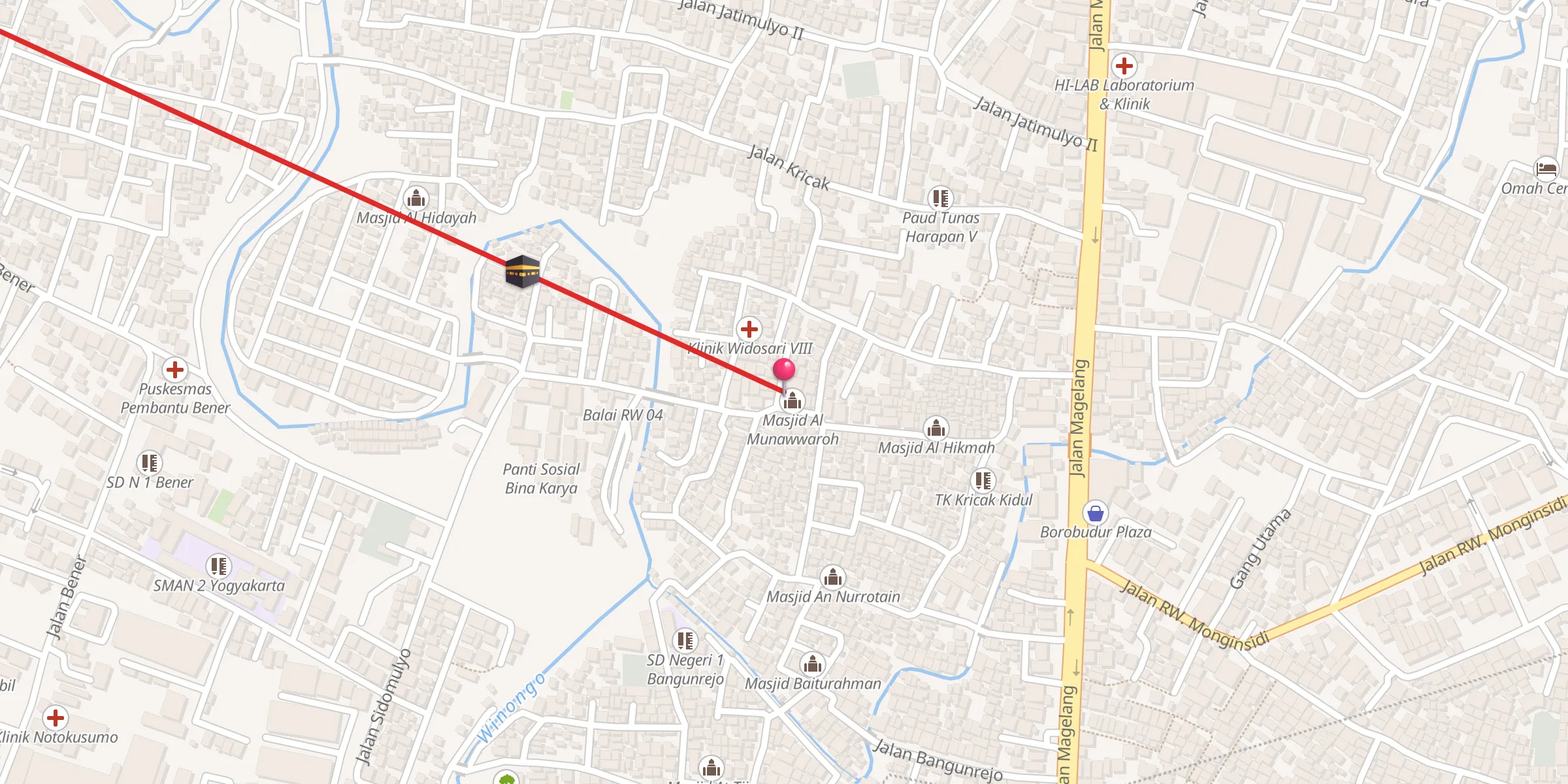 Carte de localisation : Al Munawwarah