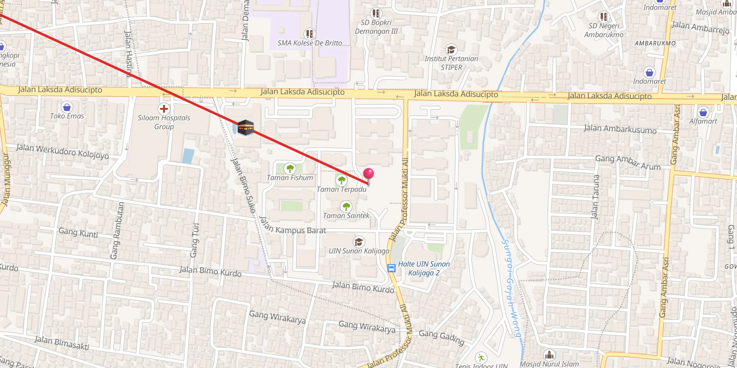 Carte de localisation : Laboratorium Agama Masjid UIN Sunan Kalijaga