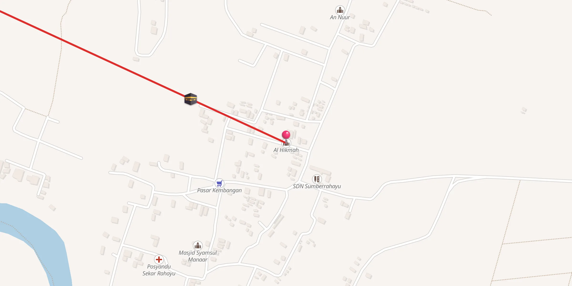 Carte de localisation : Al Hikmah