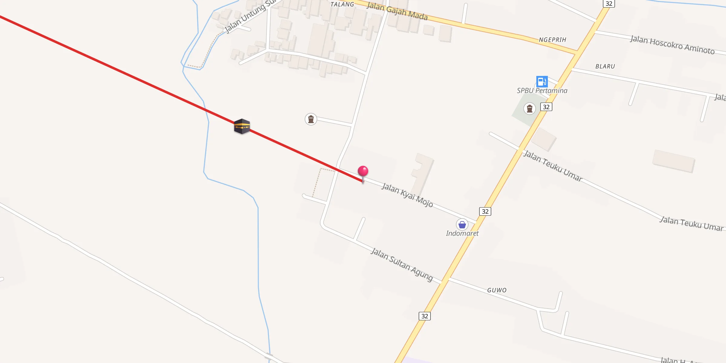 Carte de localisation : Masjid Nurul Iman