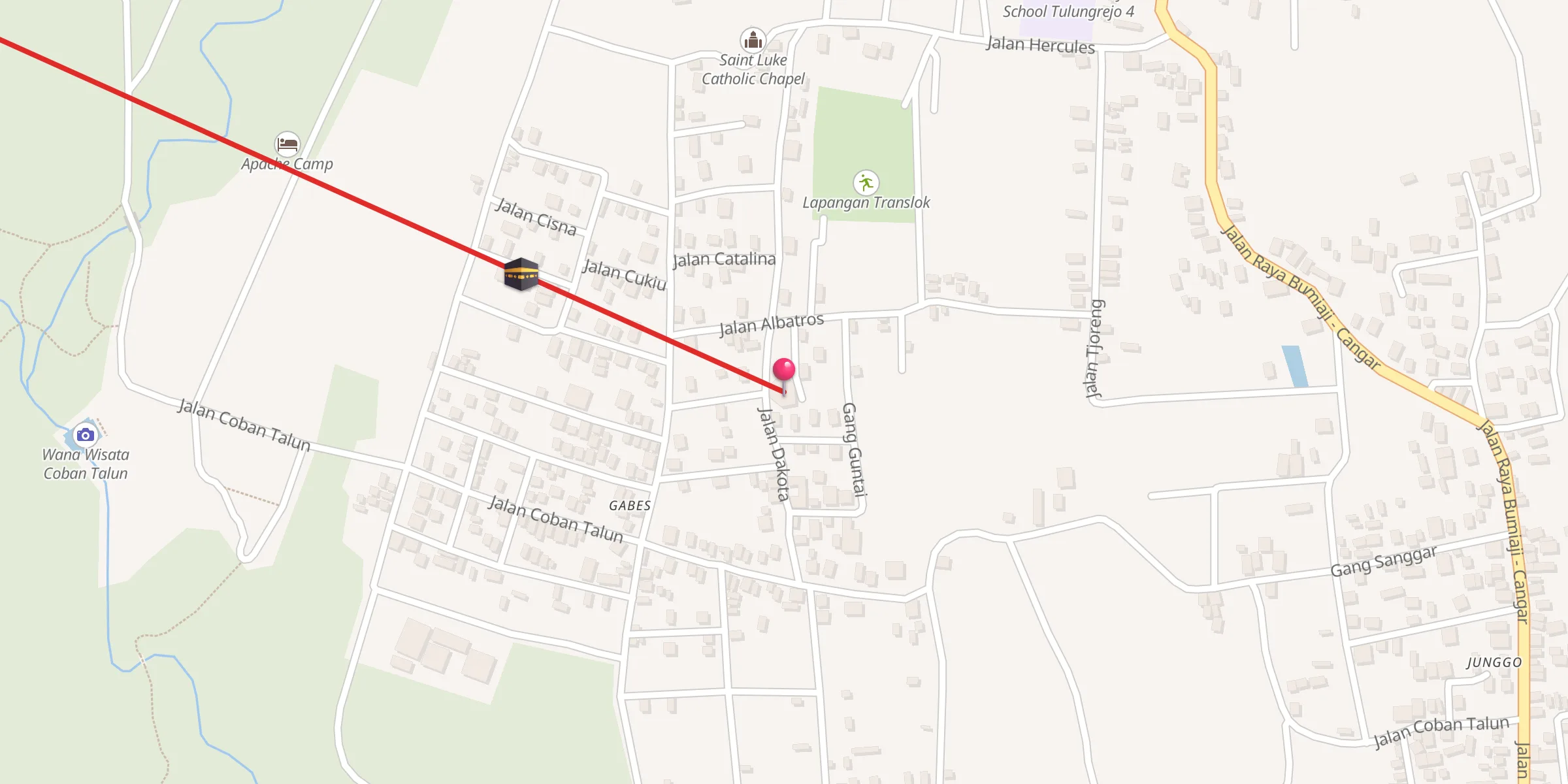 Carte de localisation : Masjid Riyadhus Solihin
