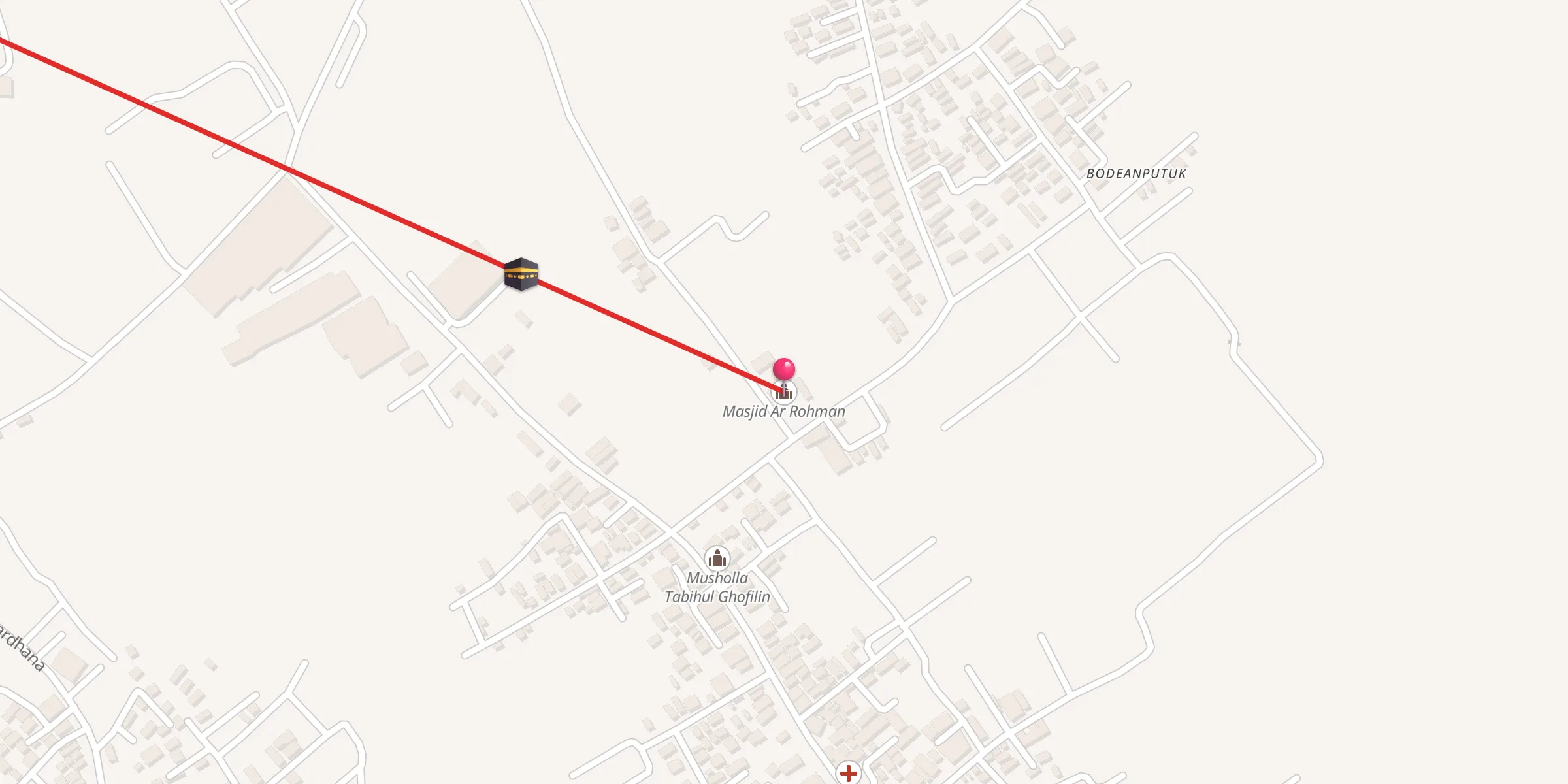 Carte de localisation : Masjid Ar Rohman