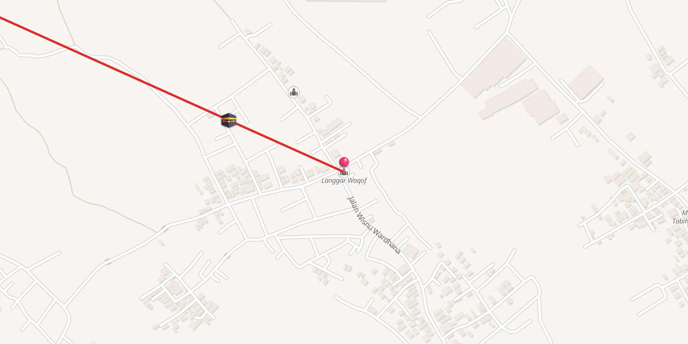 Carte de localisation : Langgar Waqof