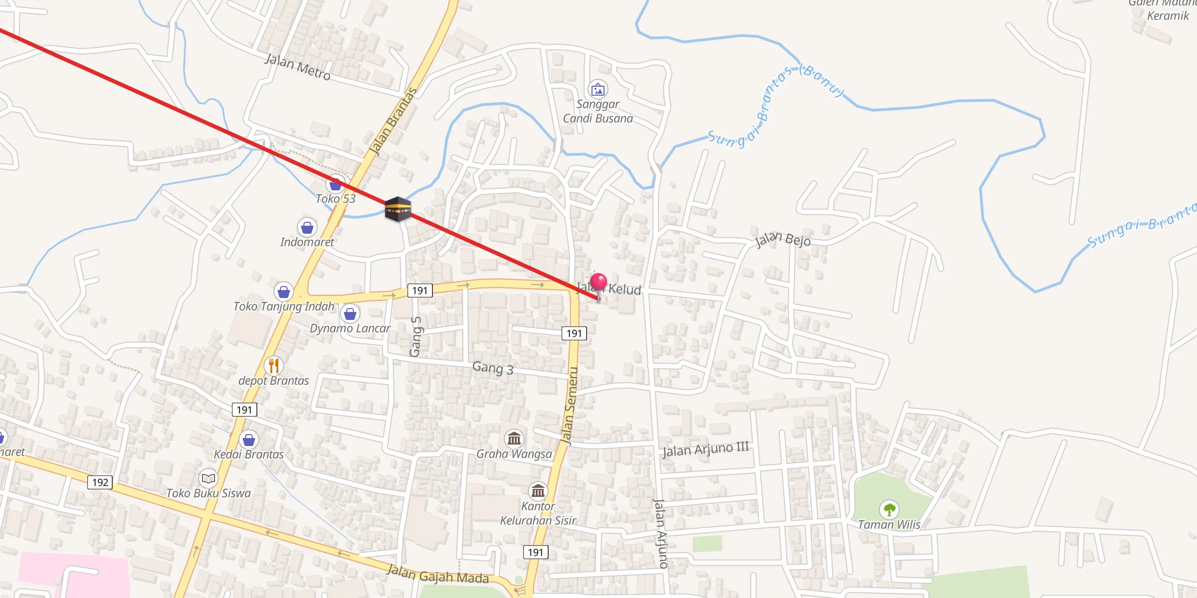 Carte de localisation : Langgar Waqaf Darussalam